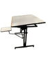 Wood Tabletop Drafting Table With Adjustable Angle
