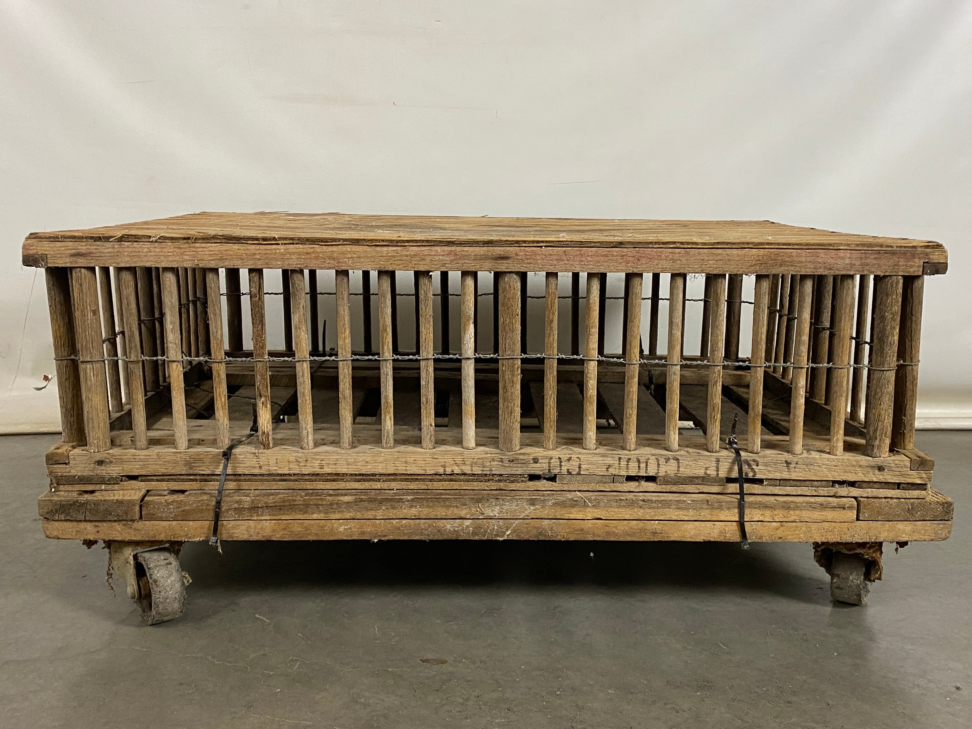 Wooden Chicken Cage