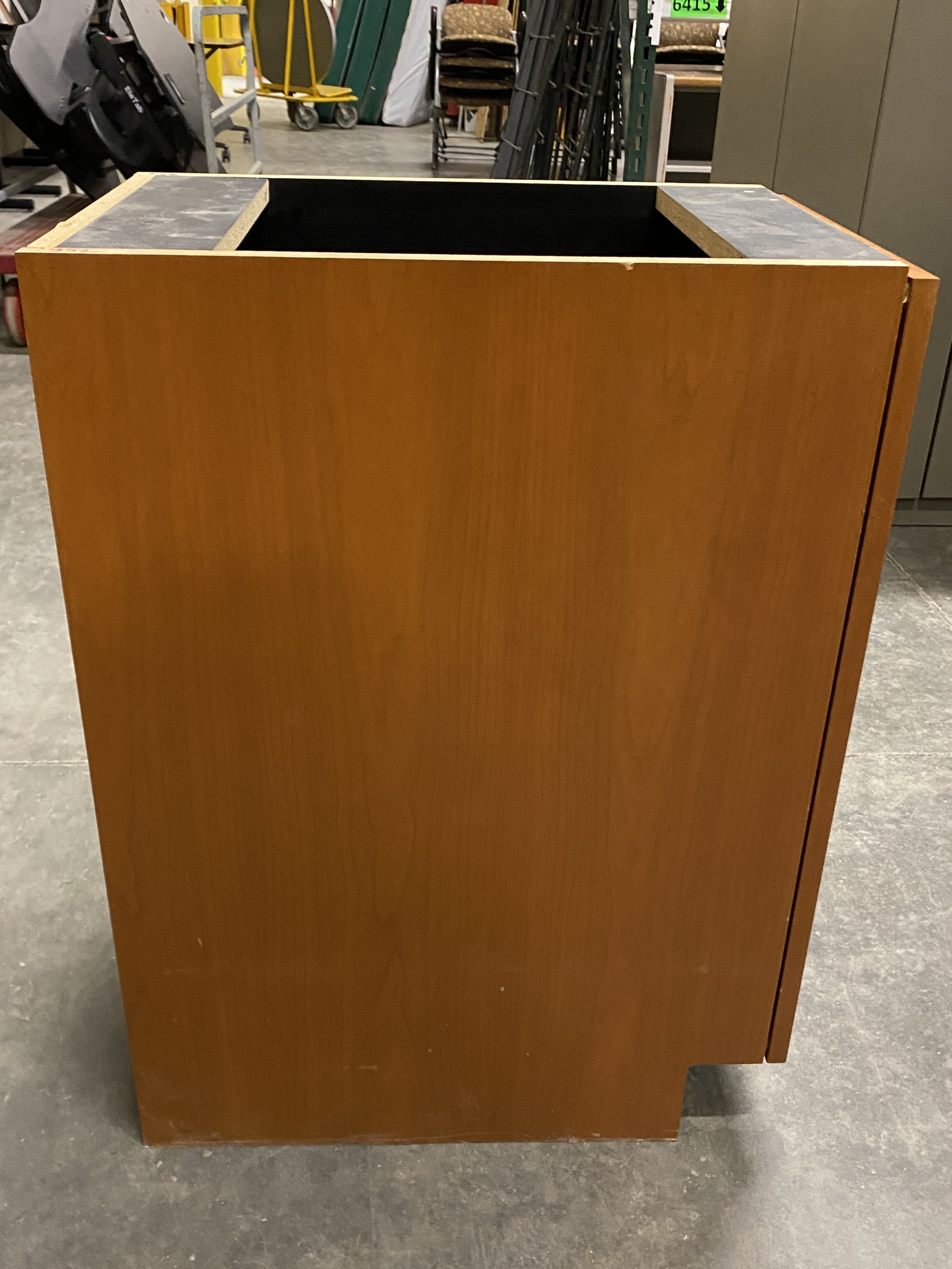 Wooden Commercial Recycling Receptacle Style #1