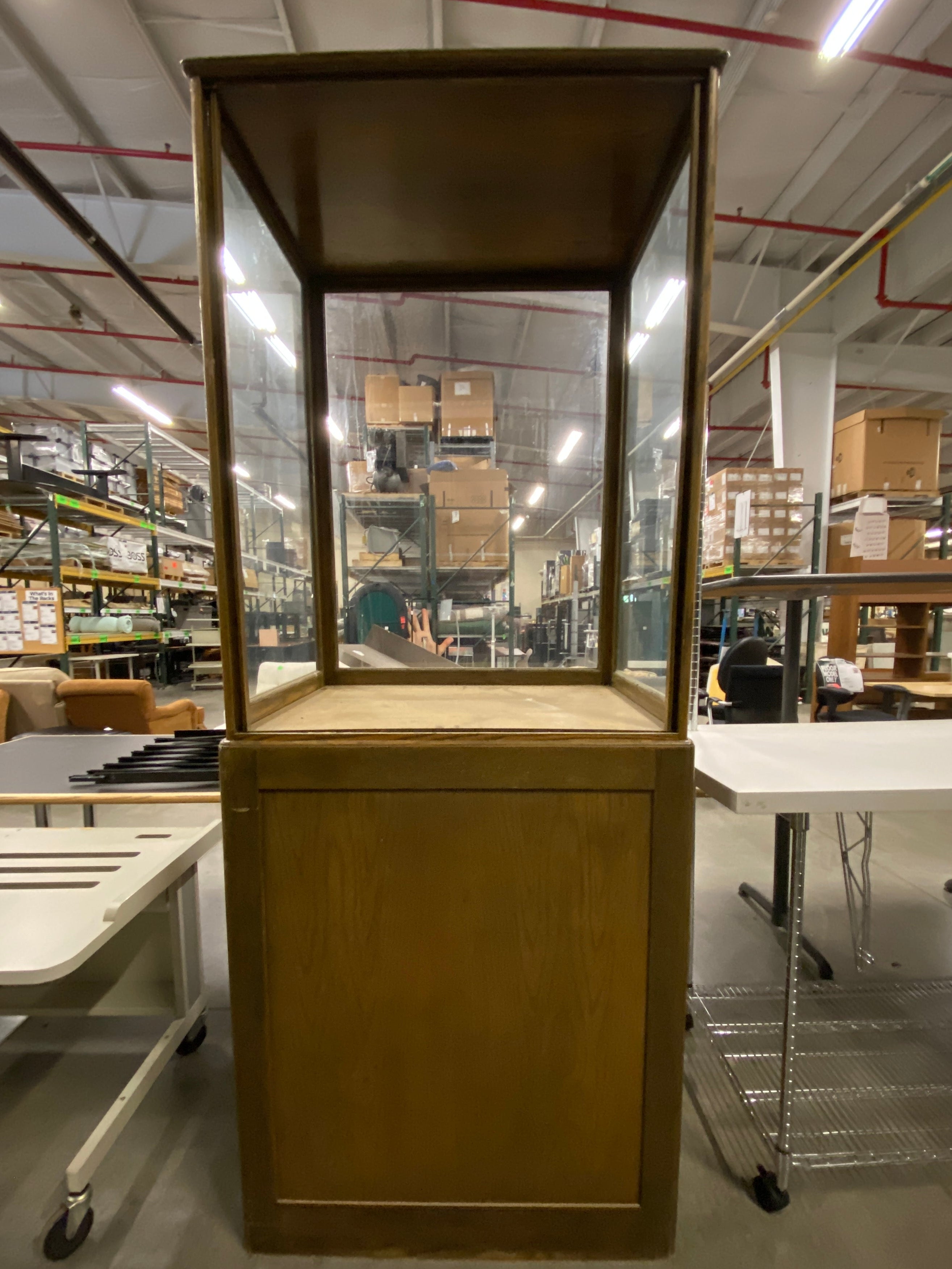 Wooden Vertical Display Case