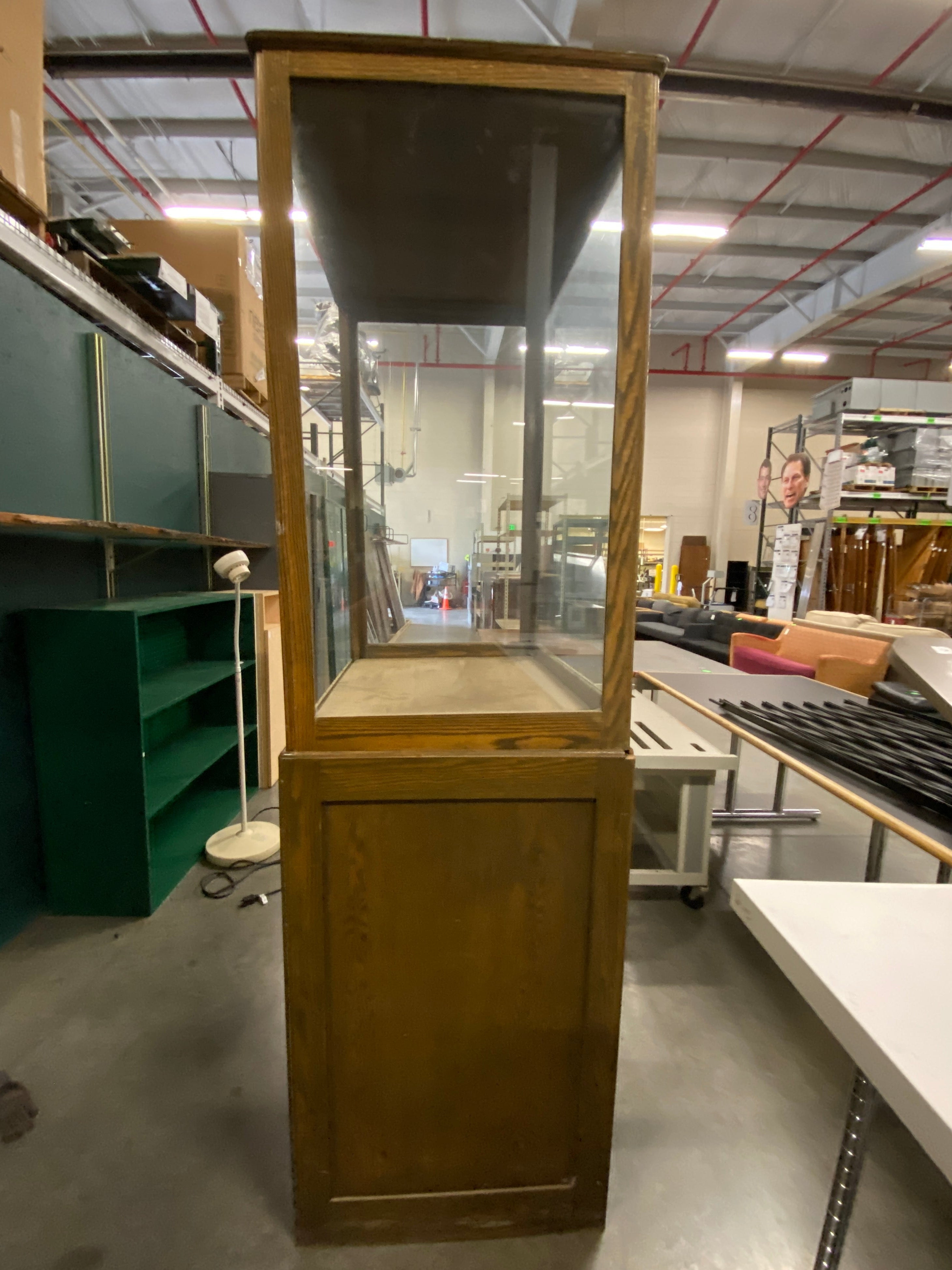 Wooden Vertical Display Case