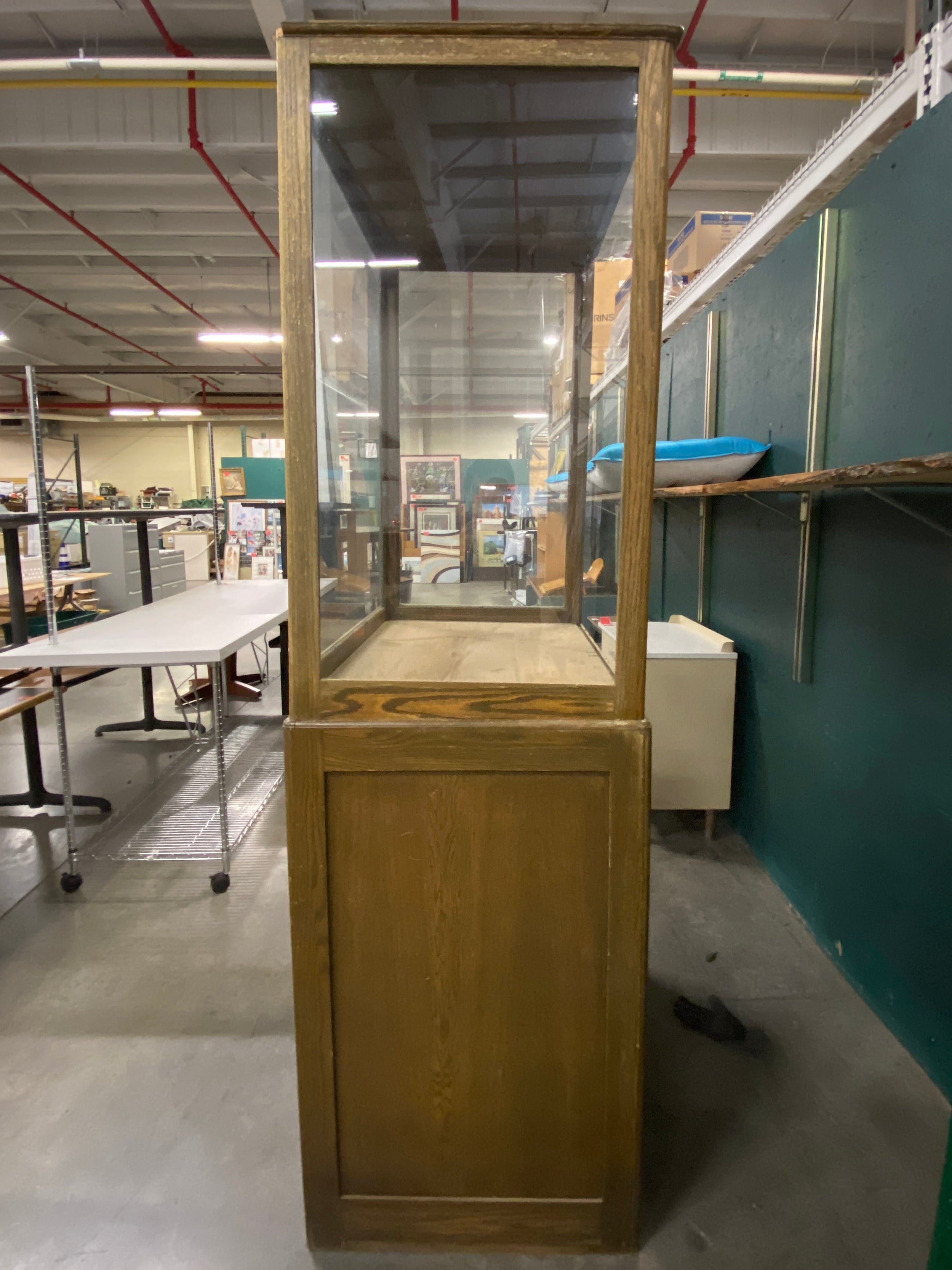 Wooden Vertical Display Case