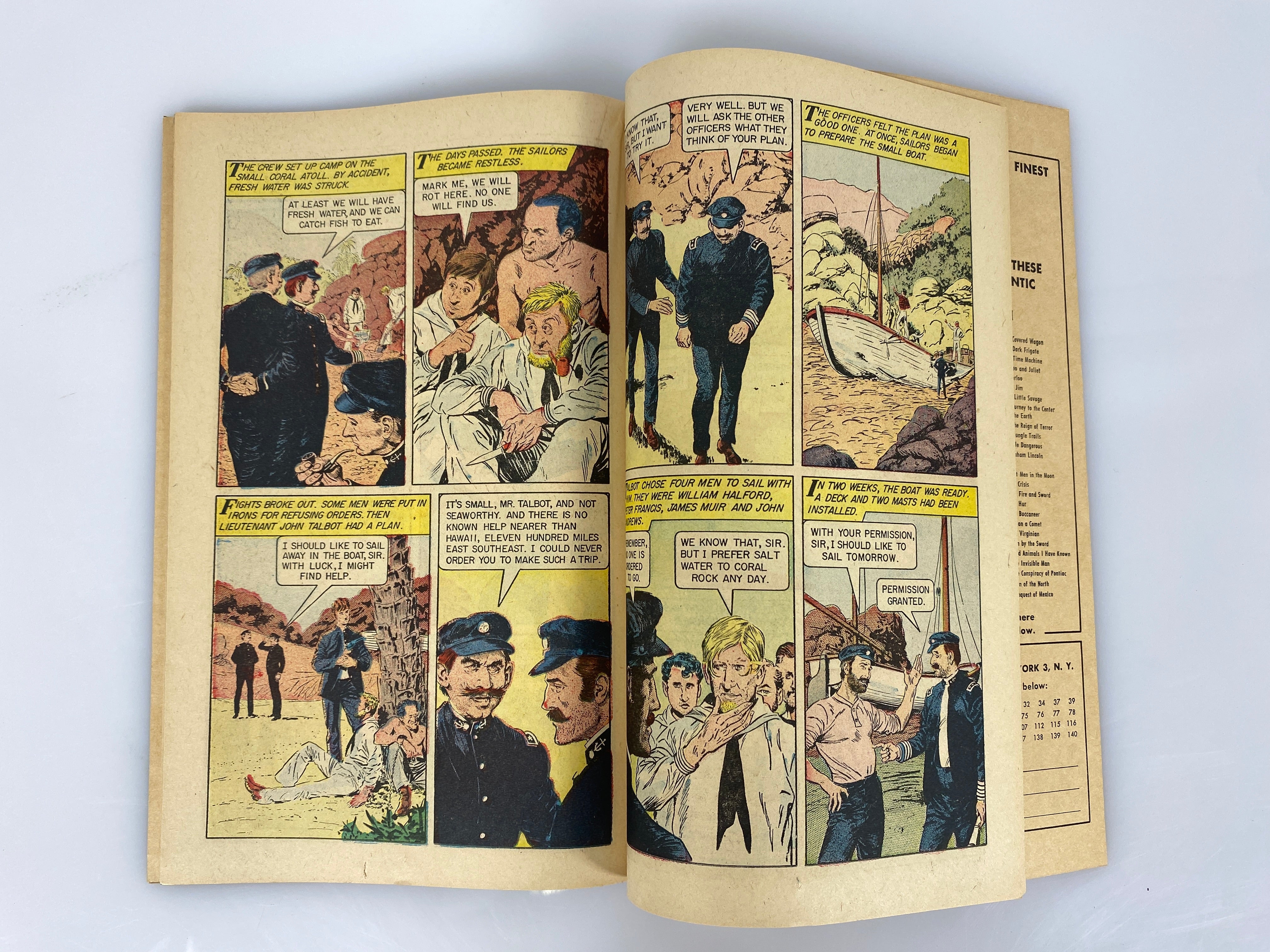 World Around Us: Boating Number 22 1960 Classics Illustrated Comic