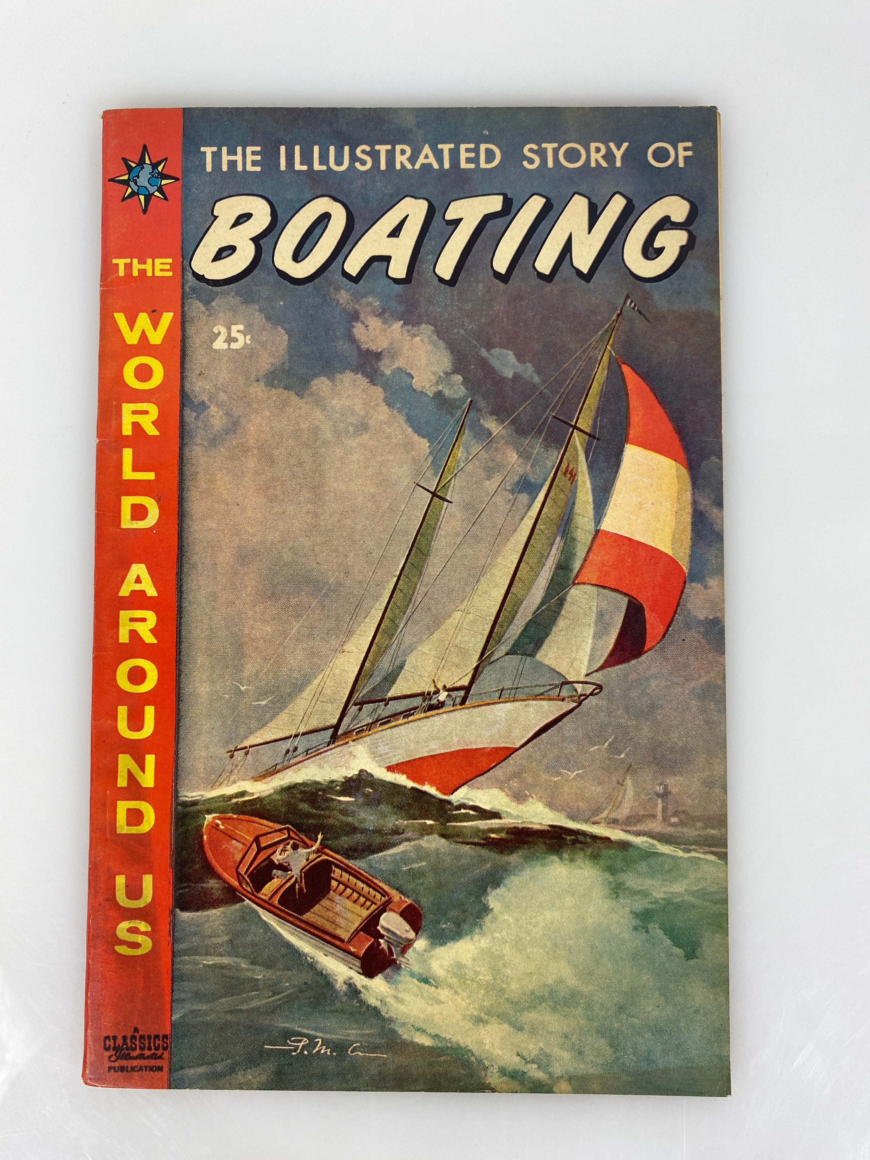 World Around Us: Boating Number 22 1960 Classics Illustrated Comic