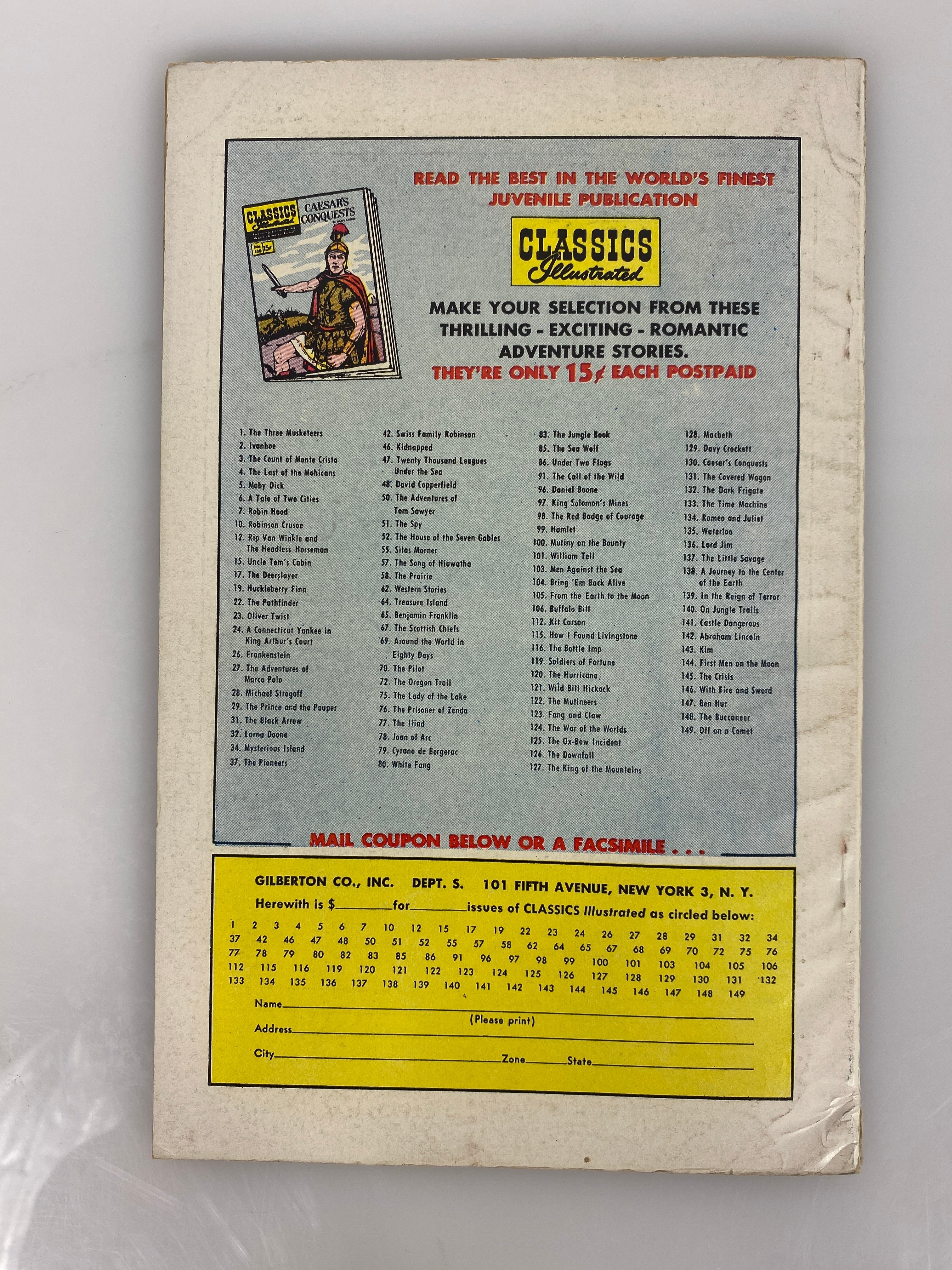 World Around Us: FBI Number 6 1959 Classics Illustrated