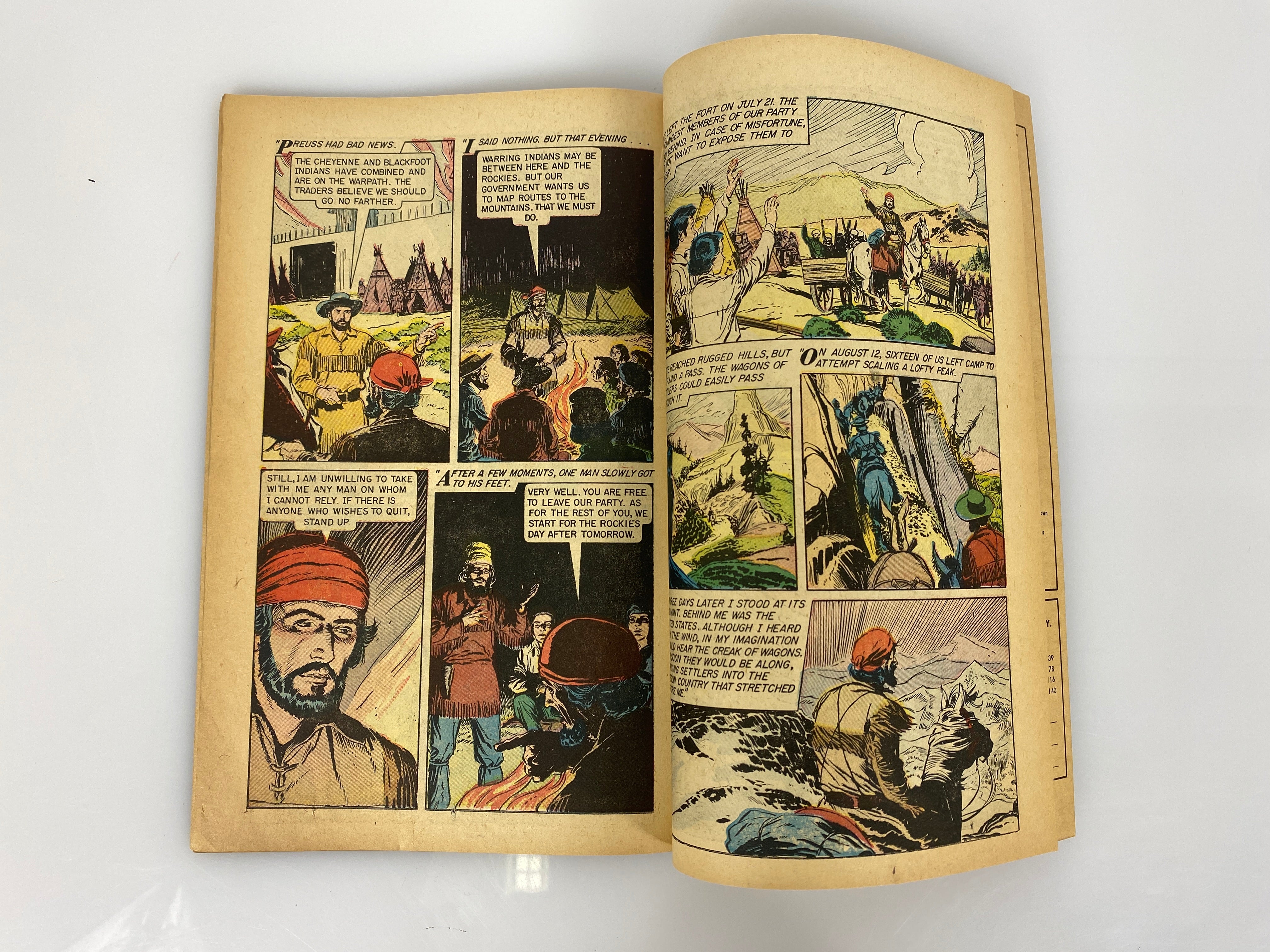 World Around Us: Great Explorers Number 23 1960 Classics Illustrated Comic