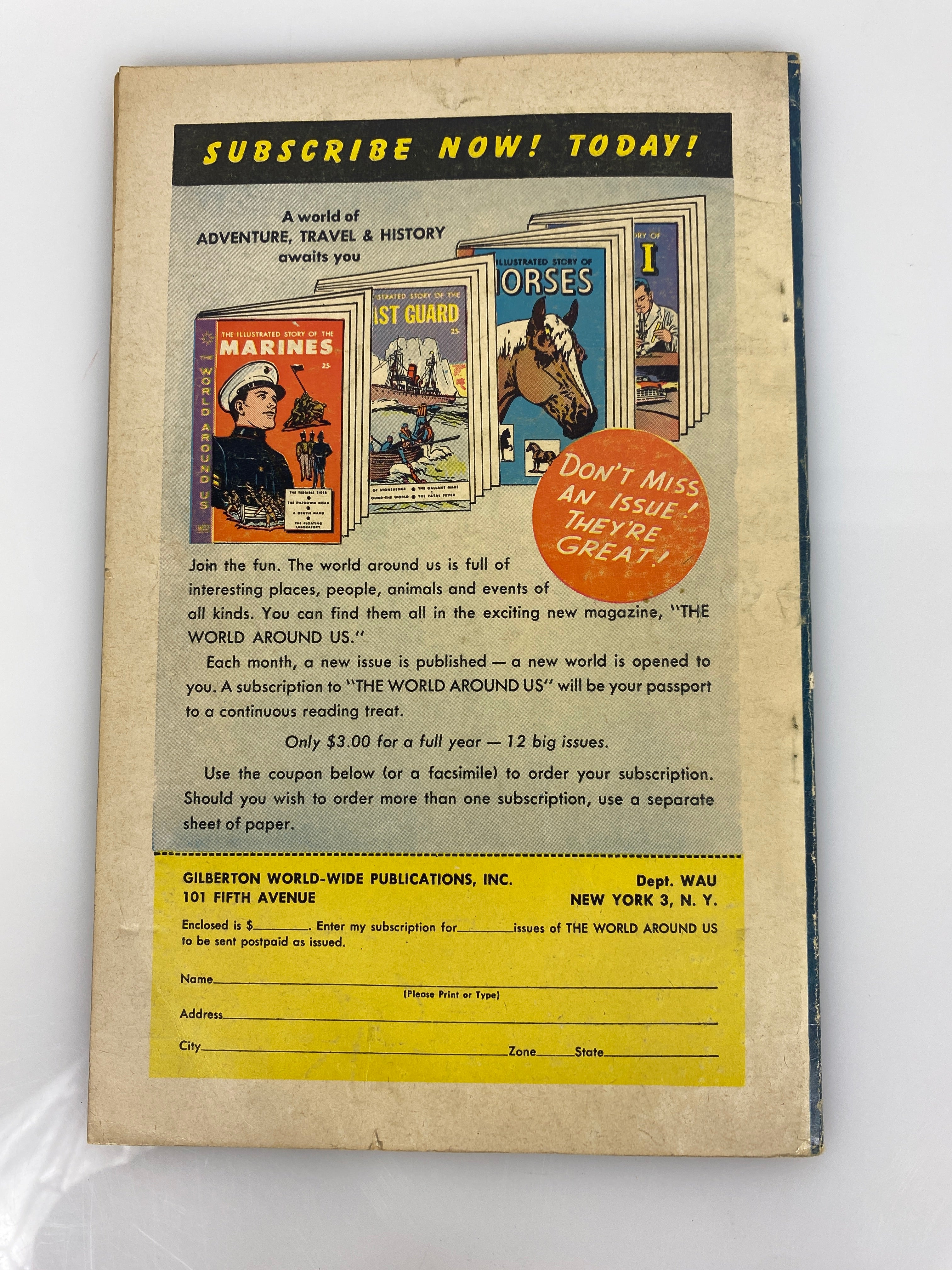 World Around Us: Great Explorers Number 23 1960 Classics Illustrated Comic