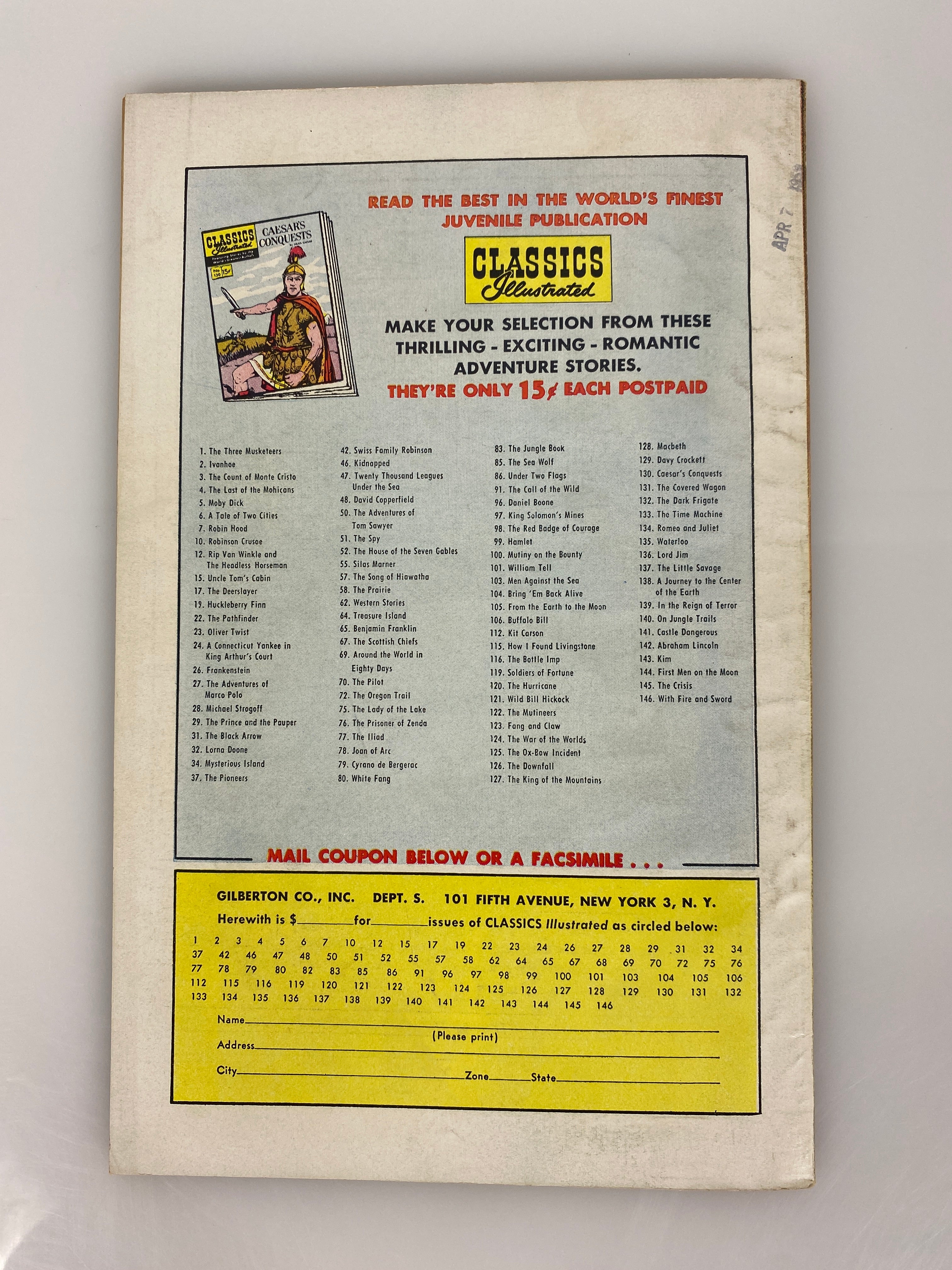 World Around Us: Horses Number 3 1958 Classics Illustrated