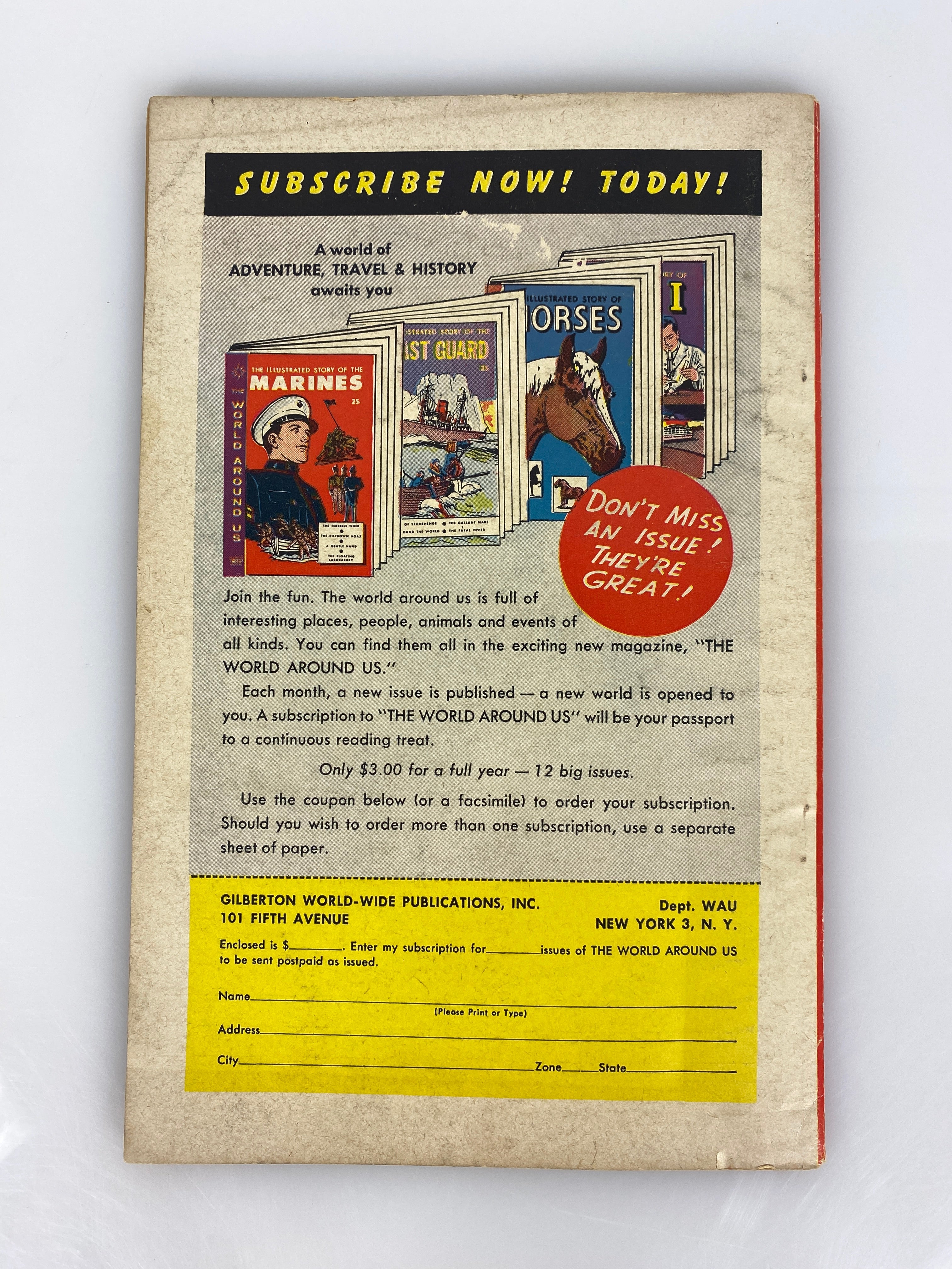 World Around Us: The Crusades Number 16 1959 Classics Illustrated