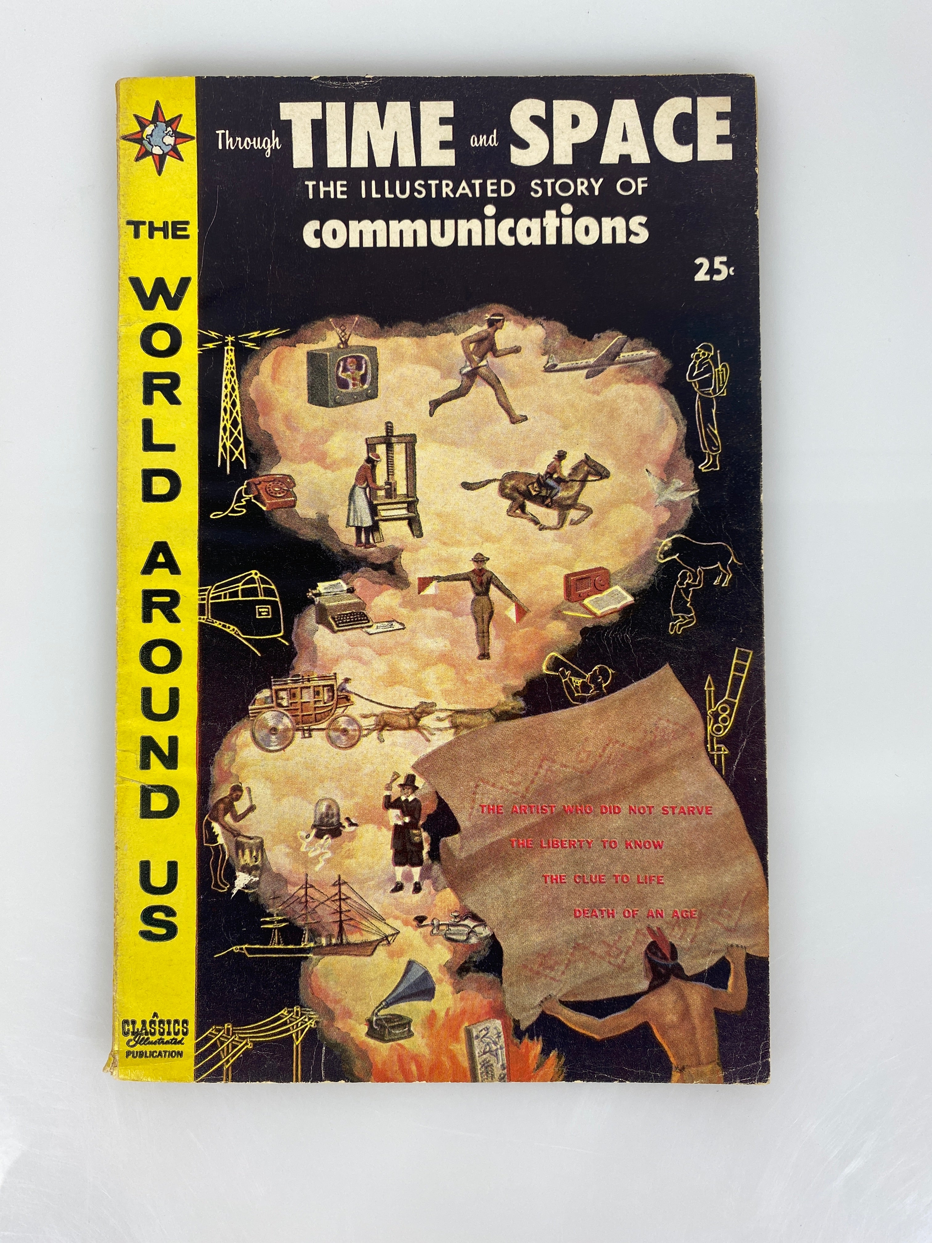 World Around Us: Time and Space Communications Number 20 1960 Classics Illustrated
