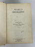 World Biography Vol 1 Fourth Edition 1948 Library Binding HC