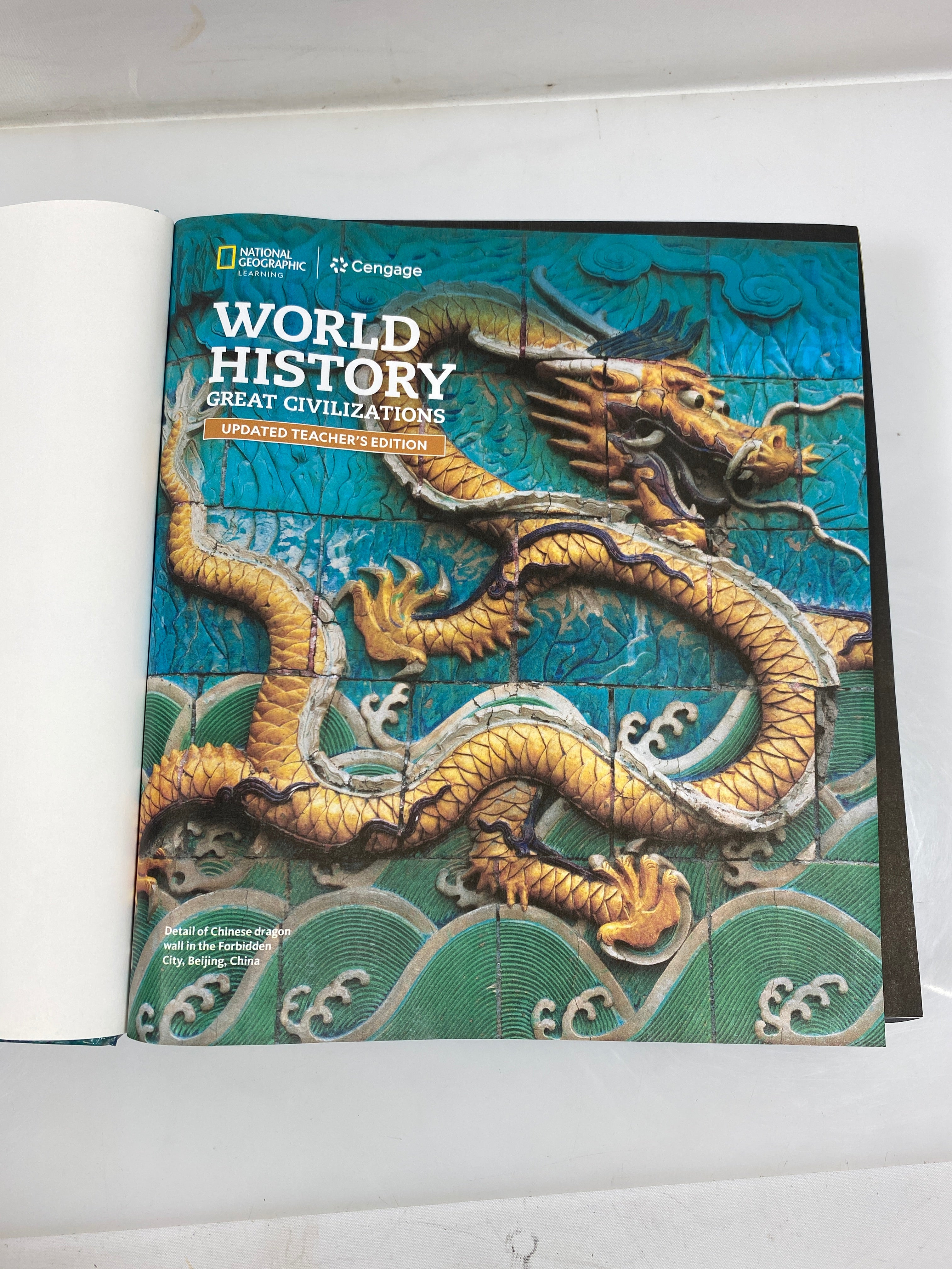 World History Great Civilizations National Geographic Teacher Edition 2025 HC