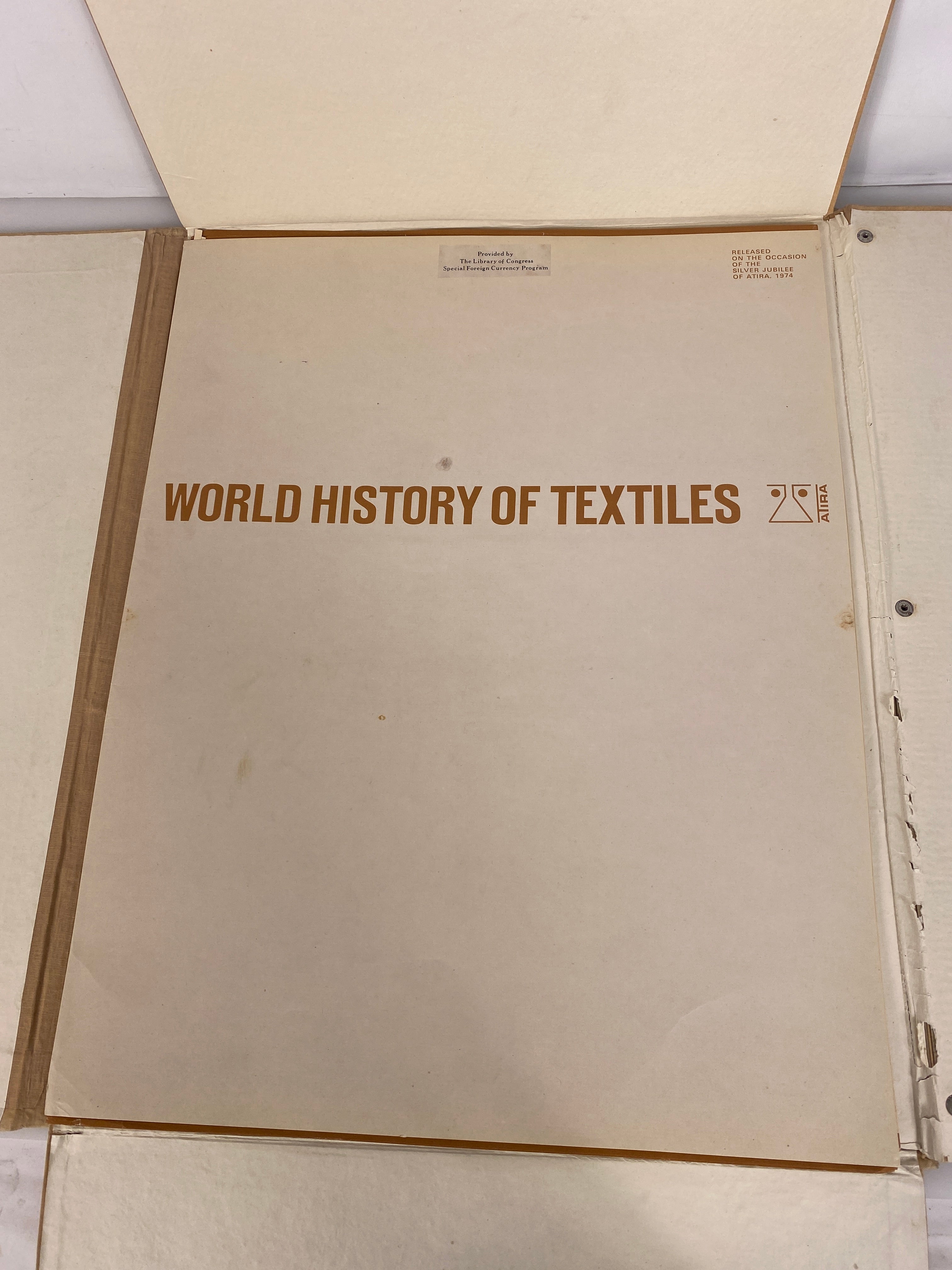 World History of Textiles Timeline Atira 1974