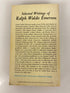 Writings of Ralph Waldo Emerson Vintage Paperback 1965