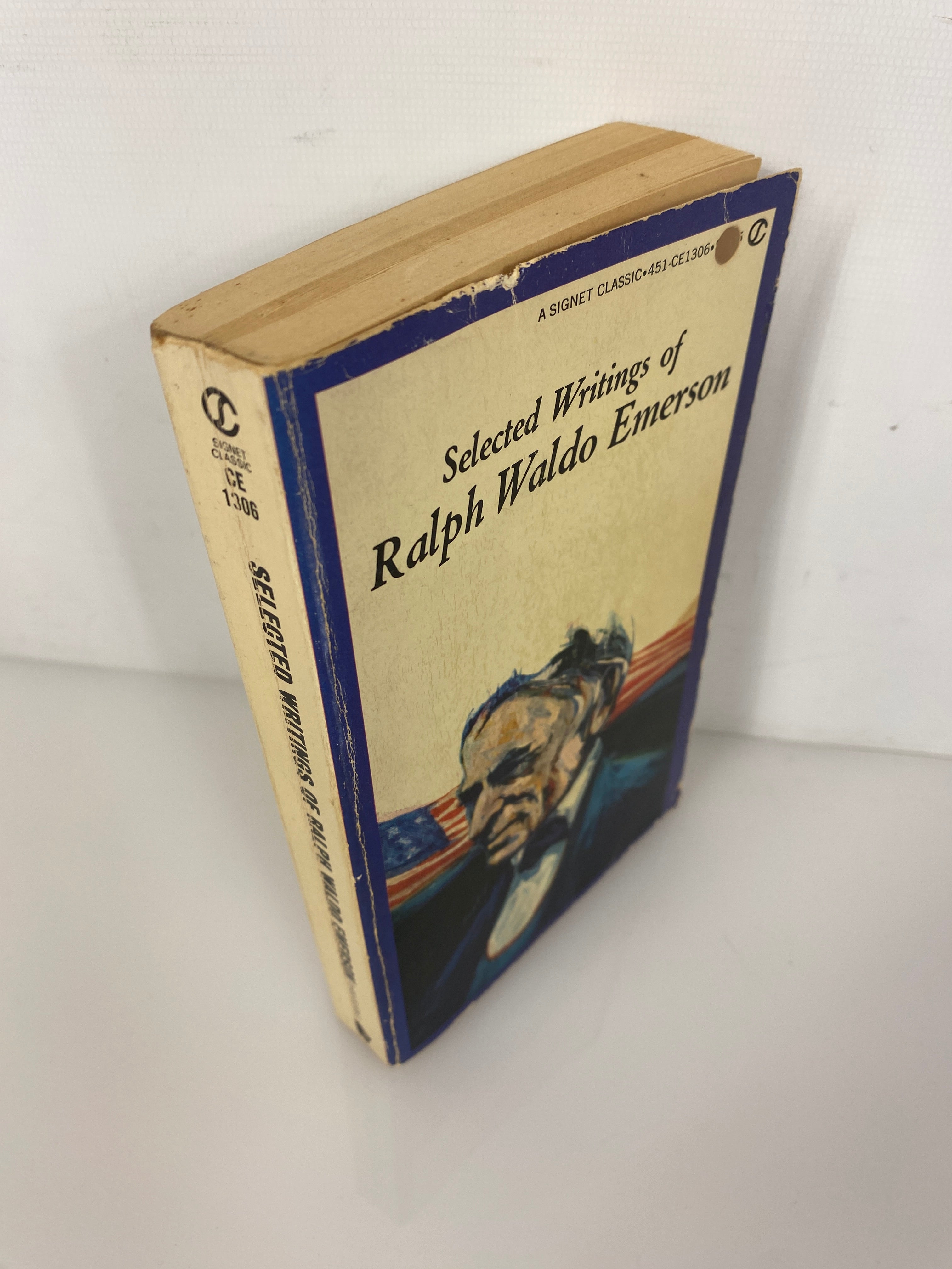 Writings of Ralph Waldo Emerson Vintage Paperback 1965