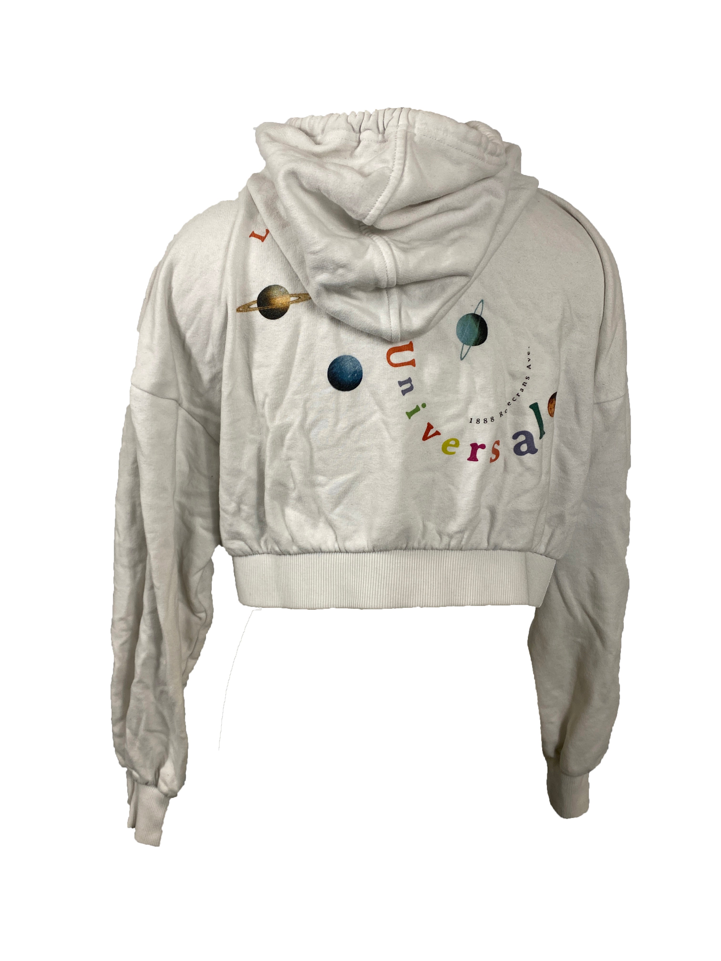 White Cropped Jacket Women's Size XL