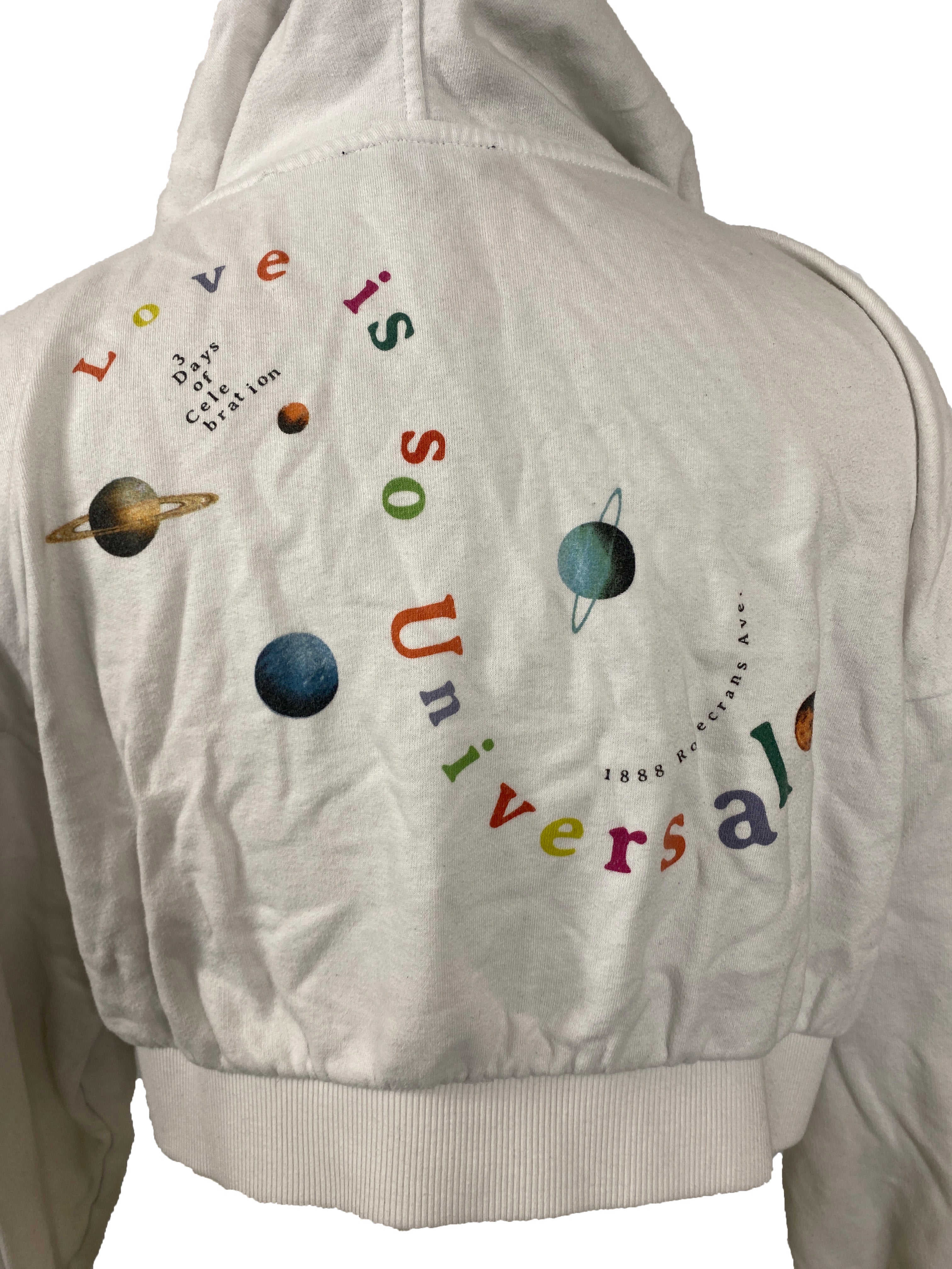 White Cropped Jacket Women's Size XL