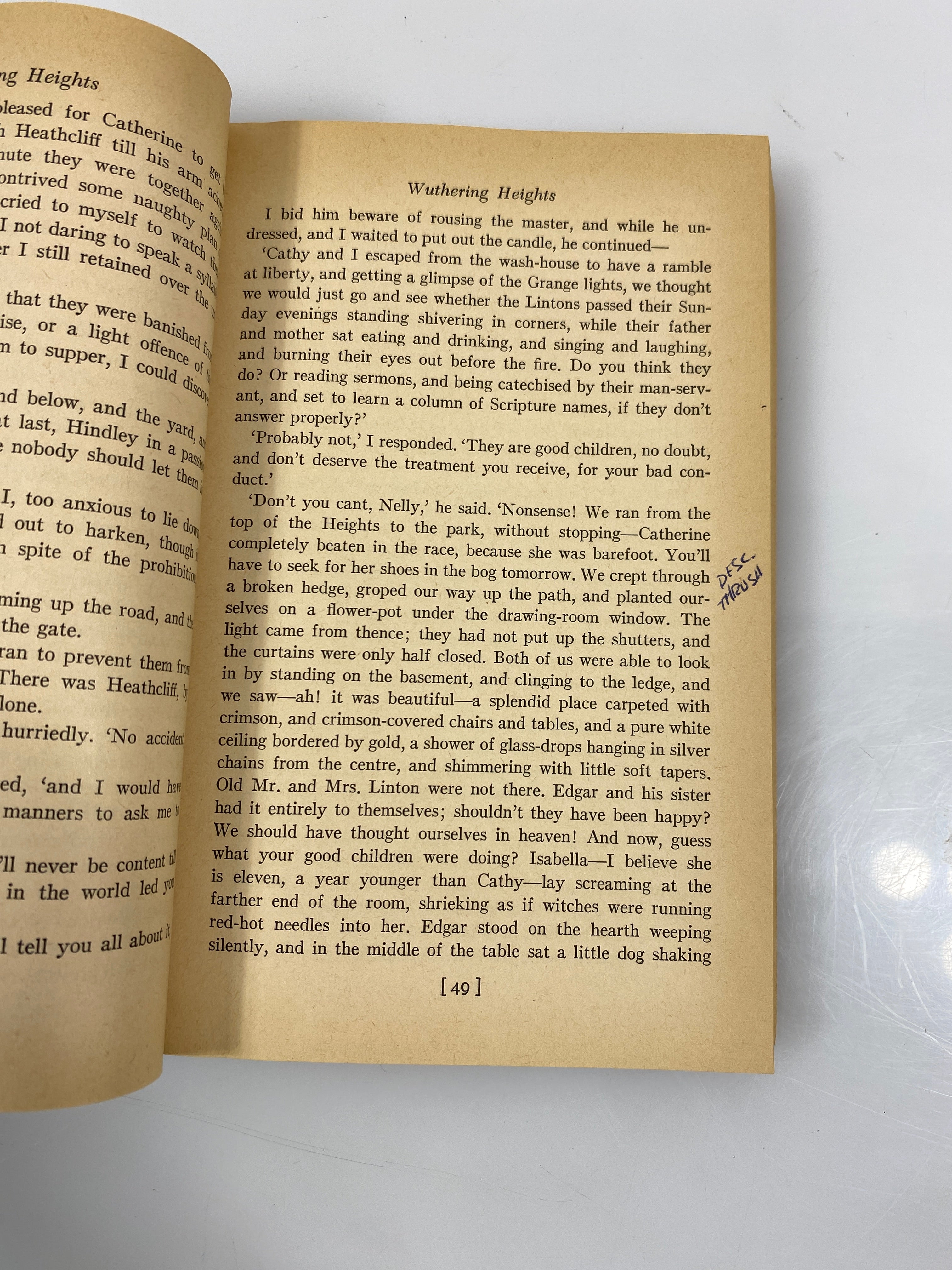 Wuthering Heights by Emily Bronte 17th Printing 1966 SC