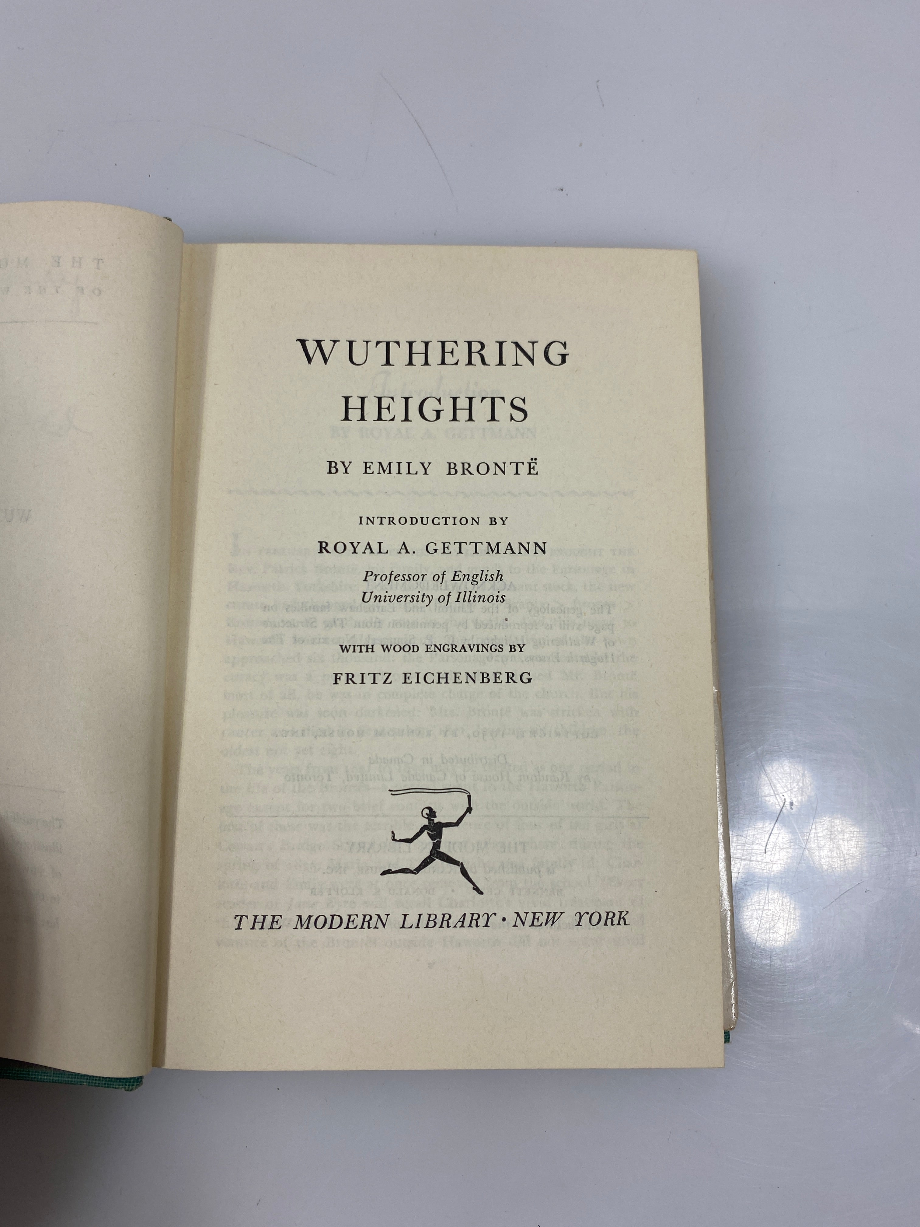 Wuthering heights by Emily Brontë Modern Library 1950 HCDJ