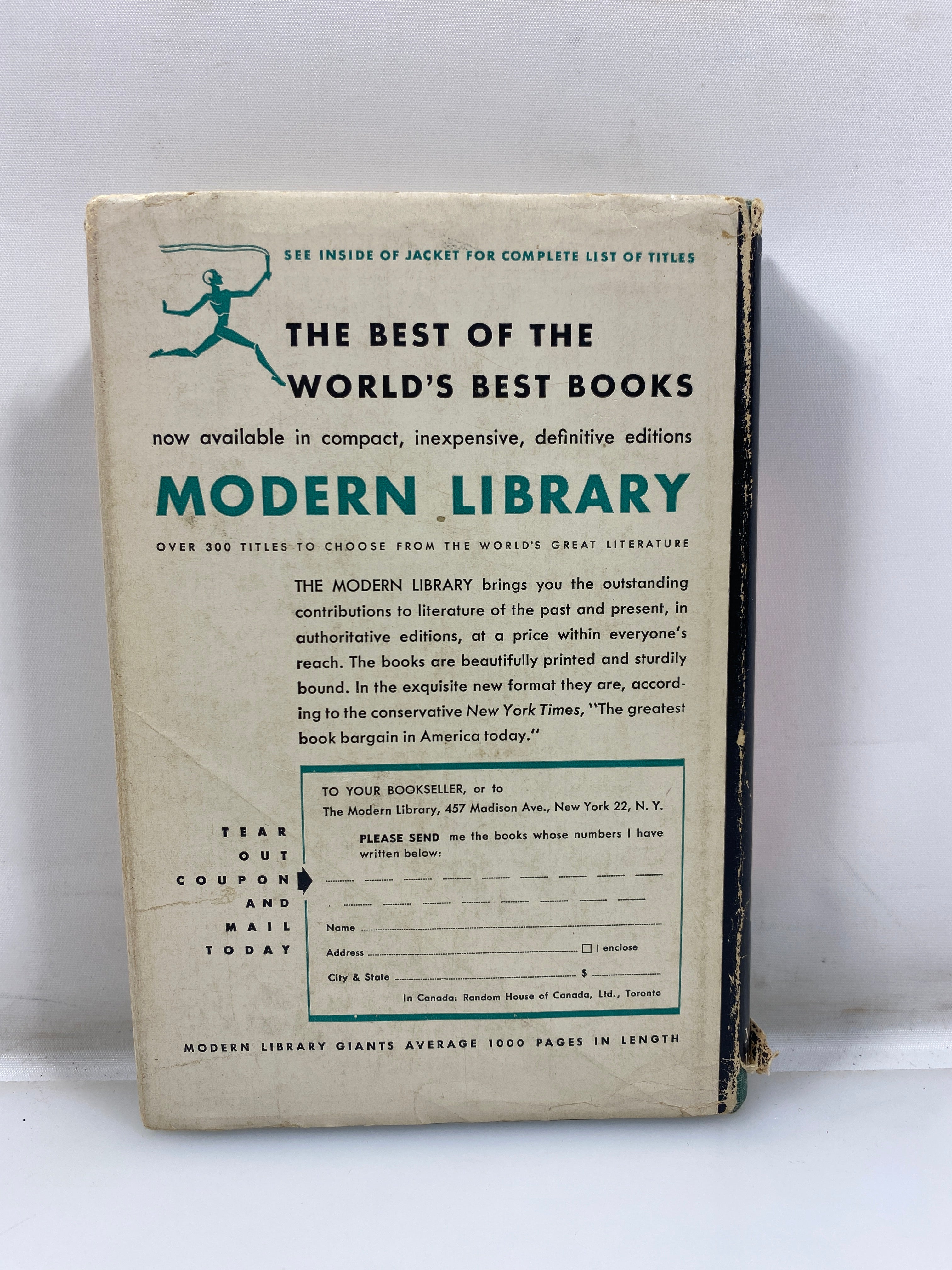 Wuthering heights by Emily Brontë Modern Library 1950 HCDJ