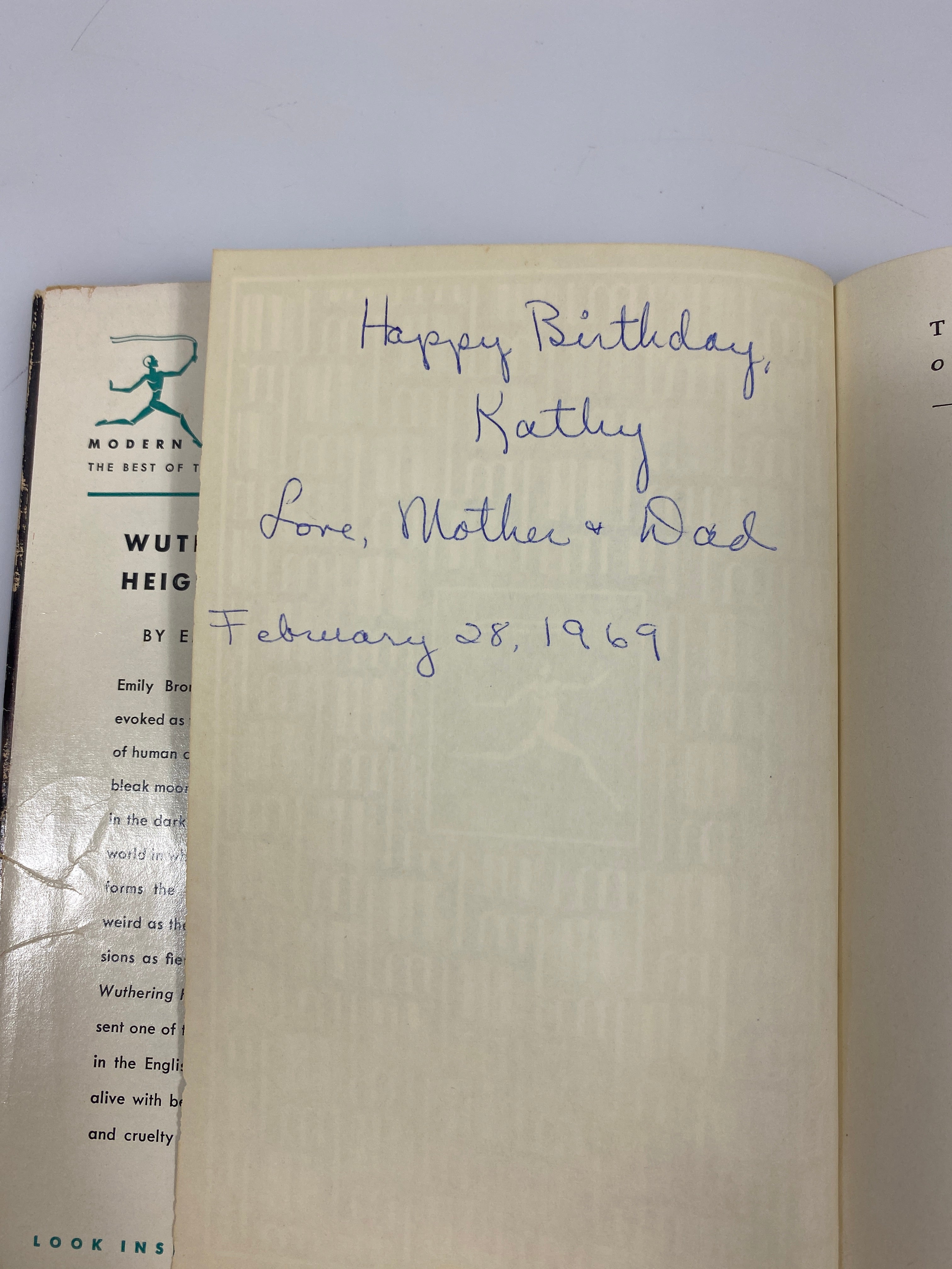 Wuthering heights by Emily Brontë Modern Library 1950 HCDJ