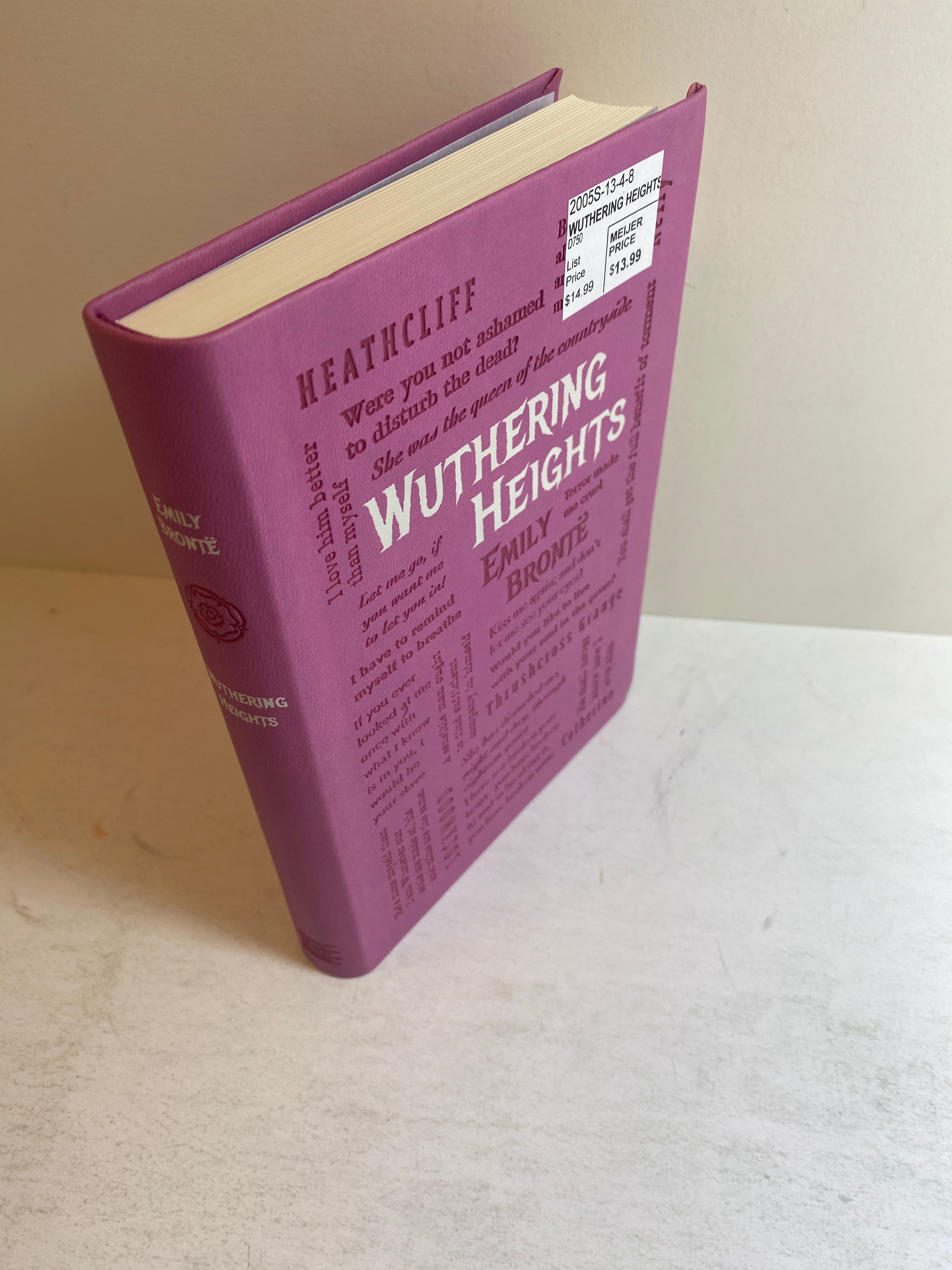 Wuthering Heights Emily Bronte SC Word Cloud Classics 2018