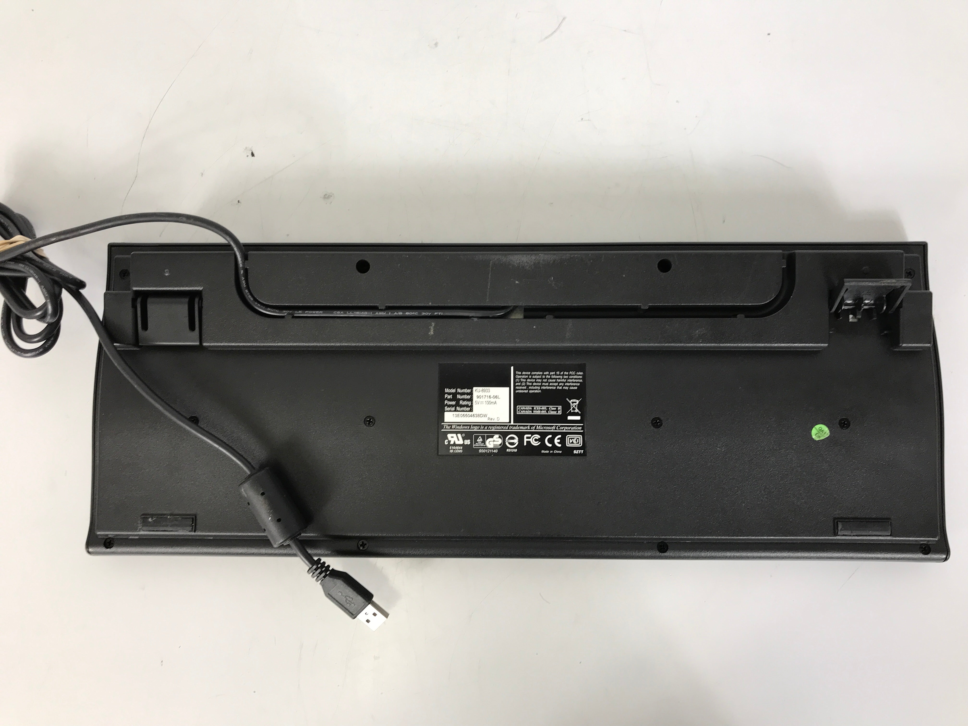 Wyse KU-8933 Wired Black Keyboard *New*
