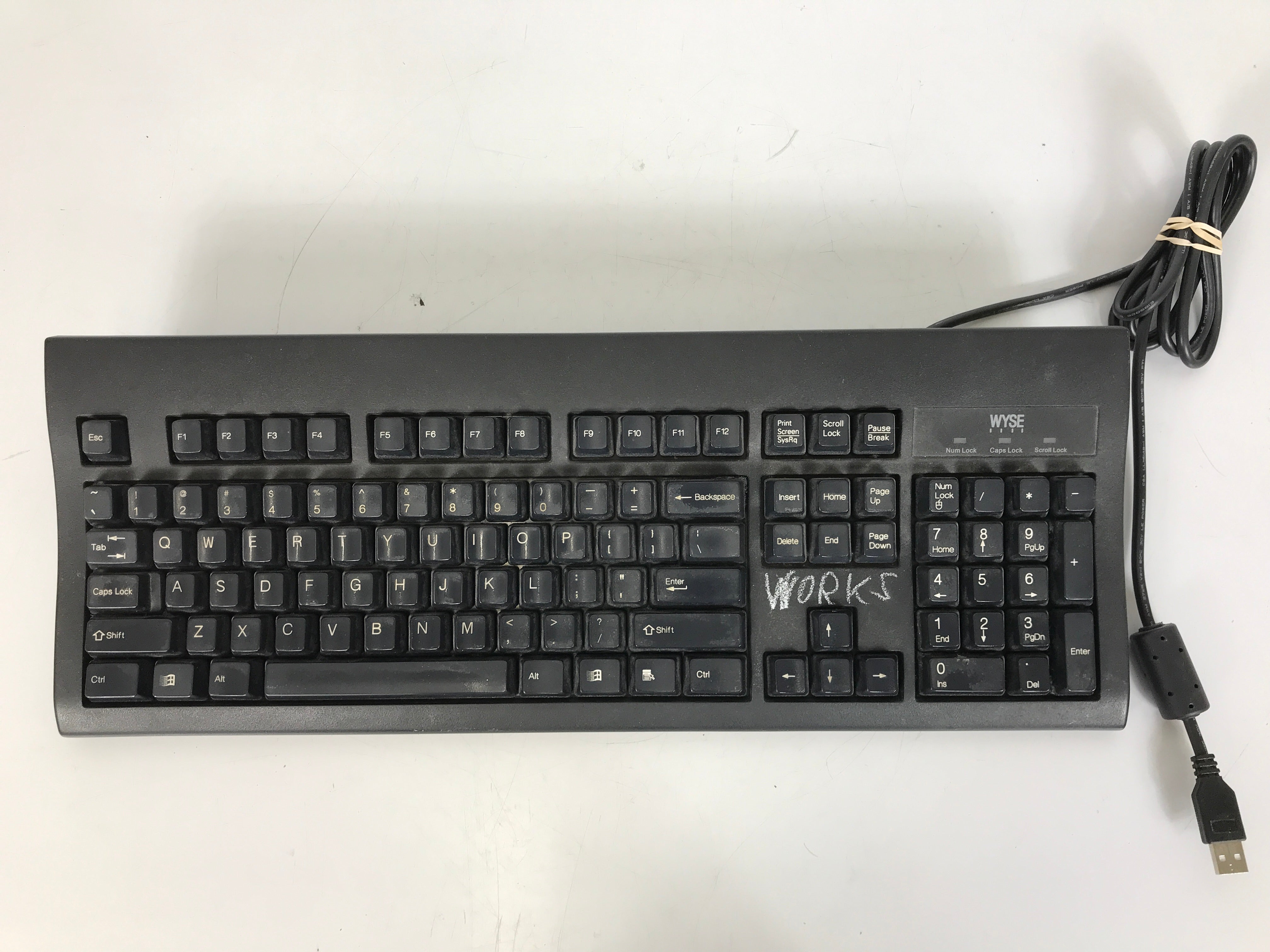 Wyse KU-8933 Wired Black Keyboard *New*