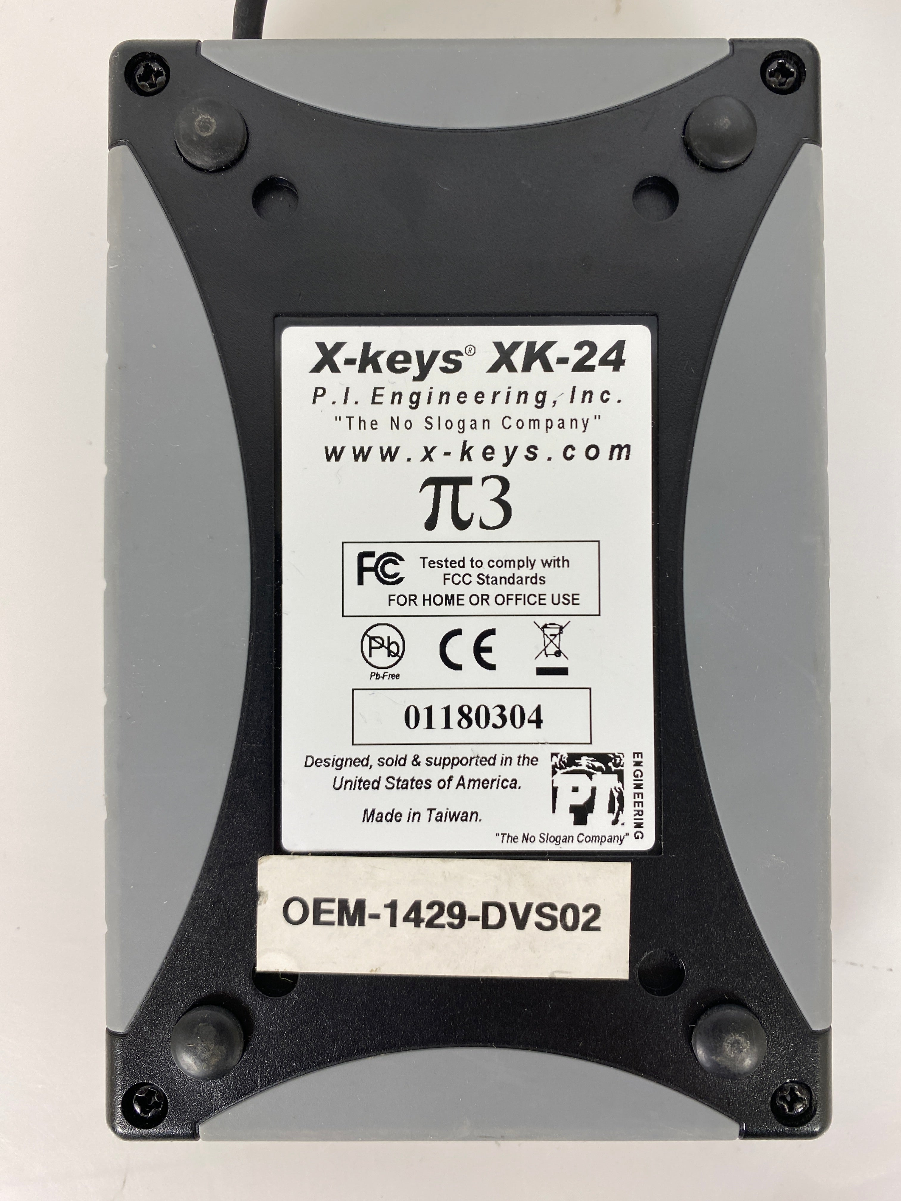 X-Keys XK-24 Programmable USB Keypad DVSport Replay Edition