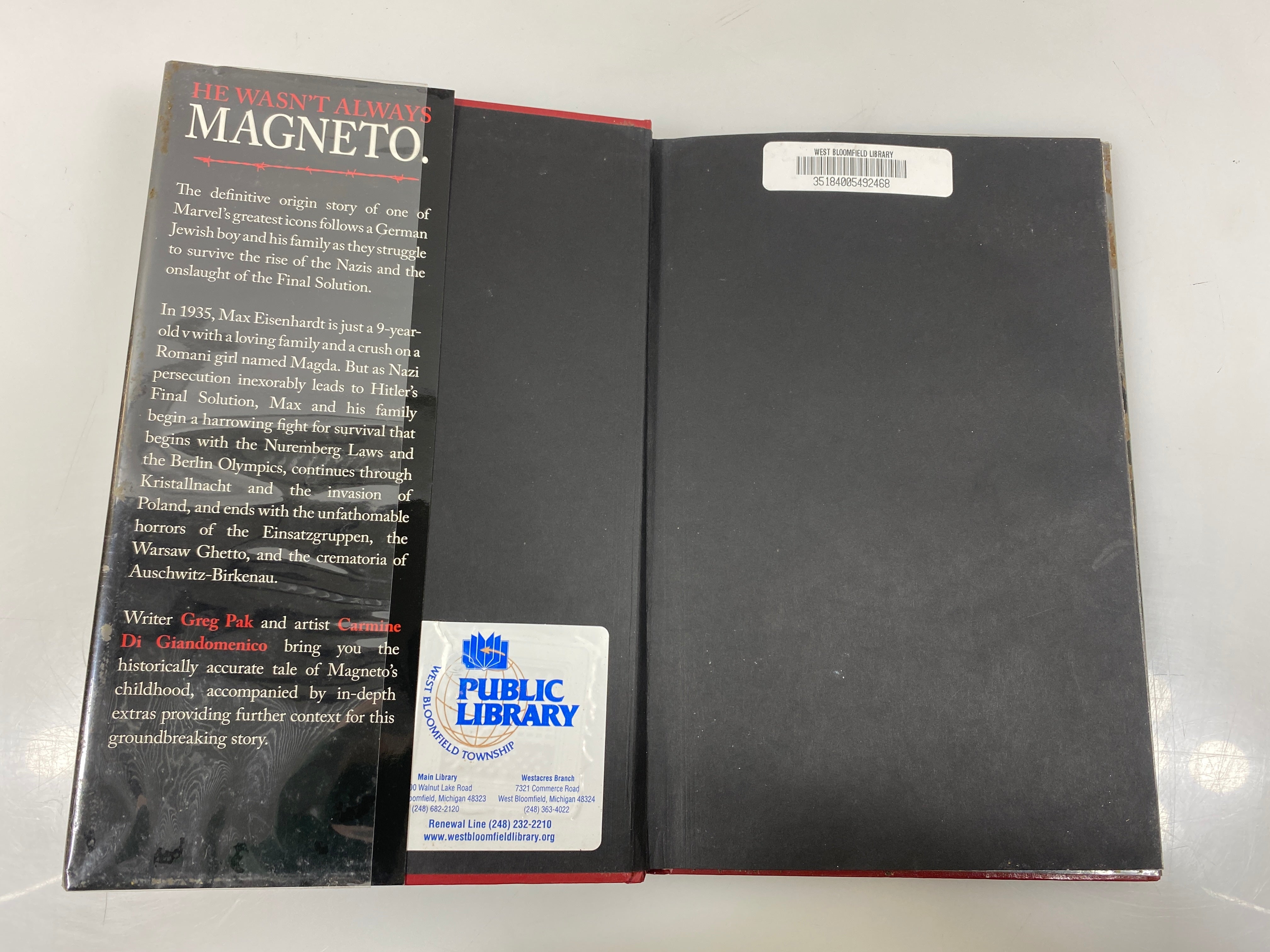 X-Men: Magneto Testament Ex-Library 2009 HCDJ