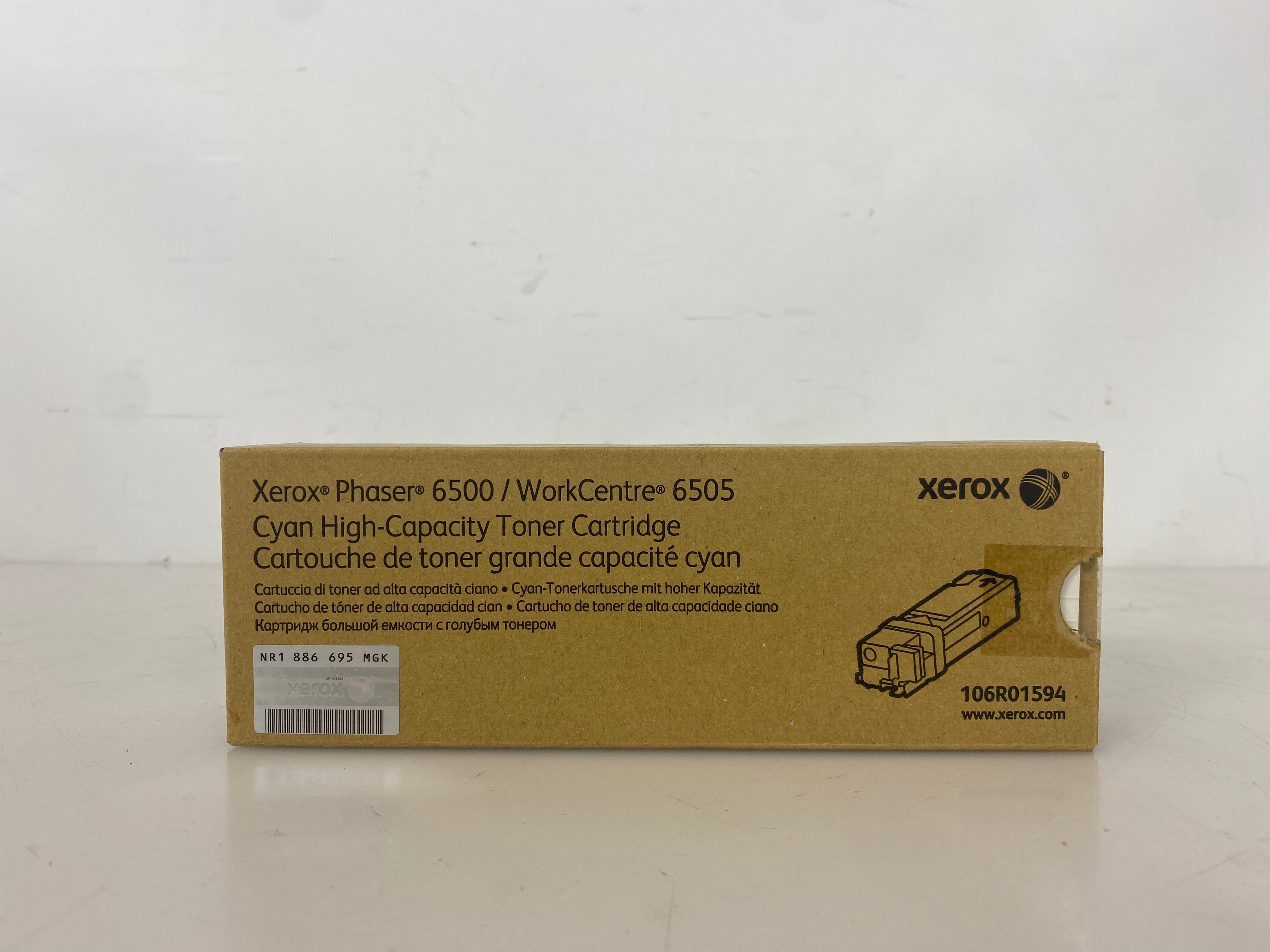 Xerox 106R01594 6500 Cyan High Yield Toner Cartridge