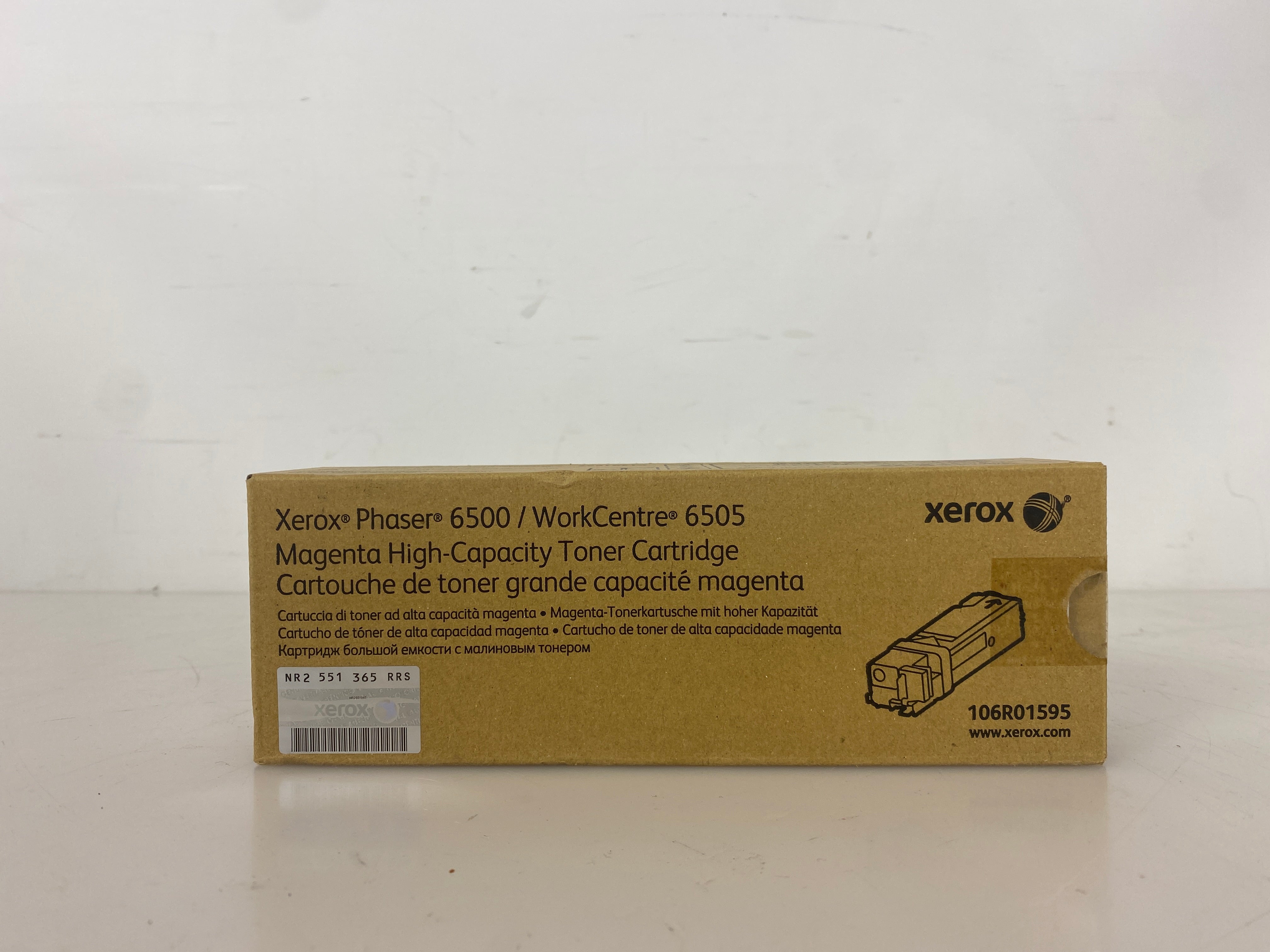 Xerox 106R01595 6500 Magenta High Yield Toner Cartridge