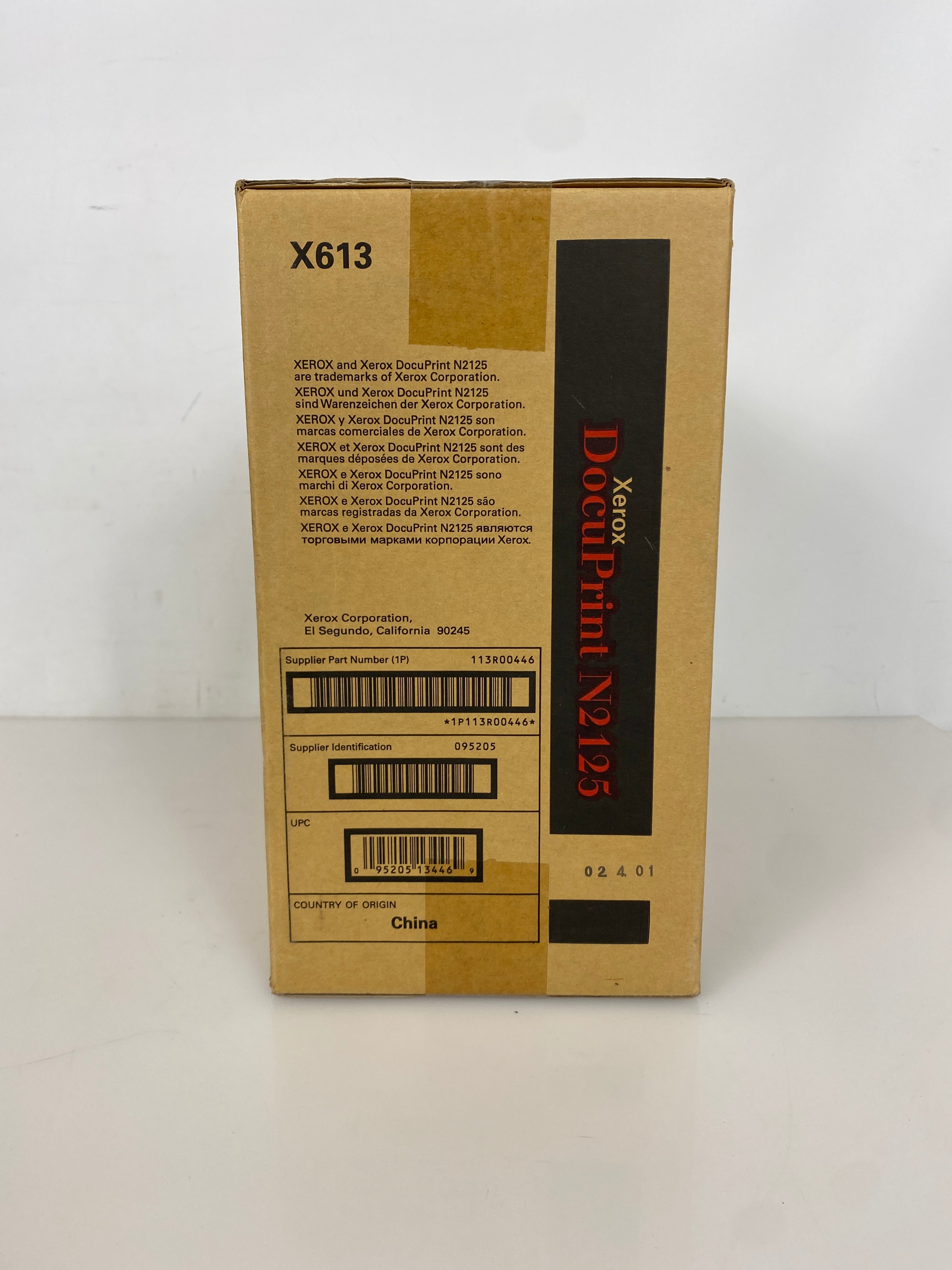 Xerox DocuPrint N2125 X613 Black High Yield Laser Print Cartridge