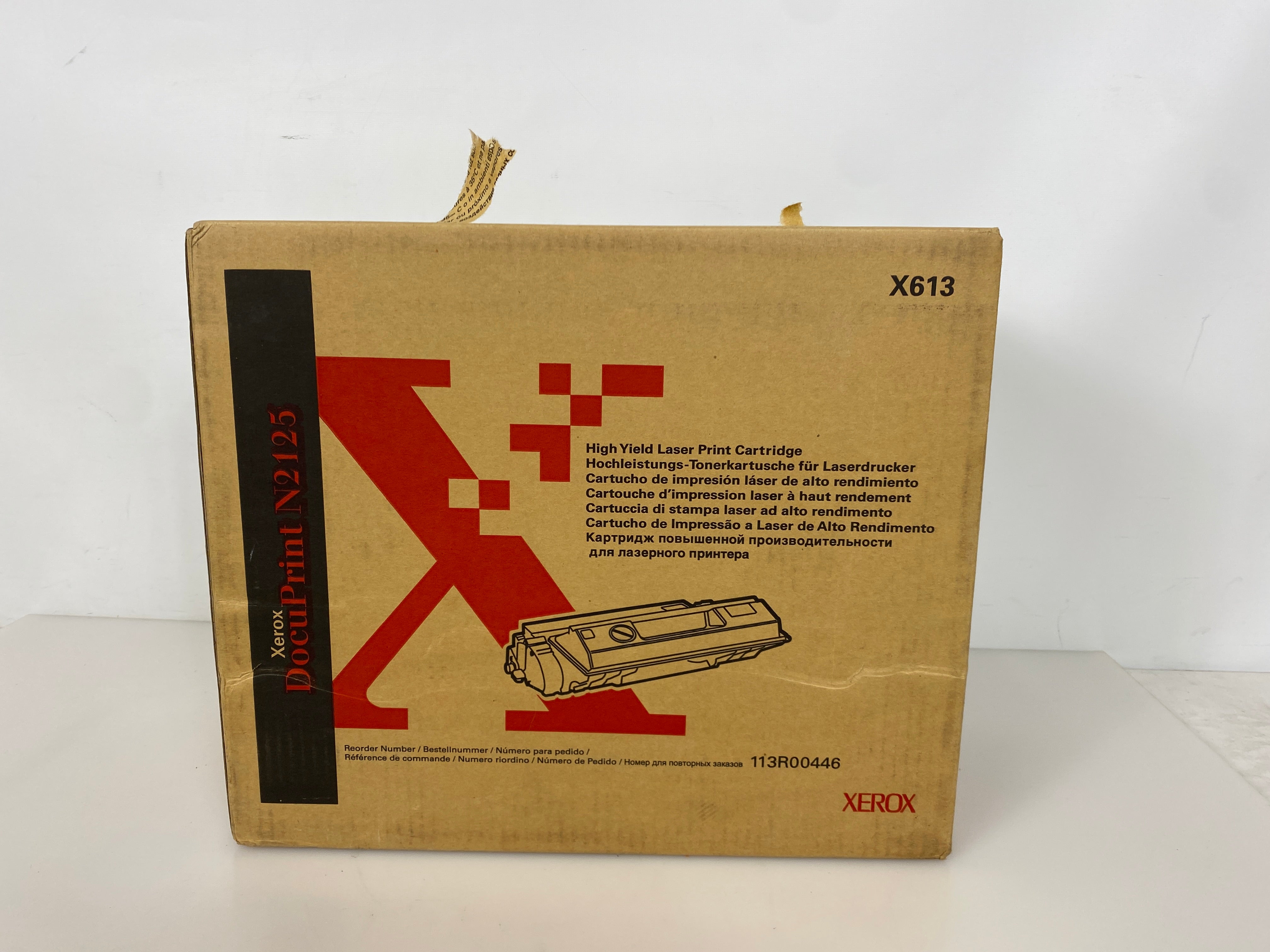 Xerox DocuPrint N2125 X613 Black High Yield Laser Print Cartridge