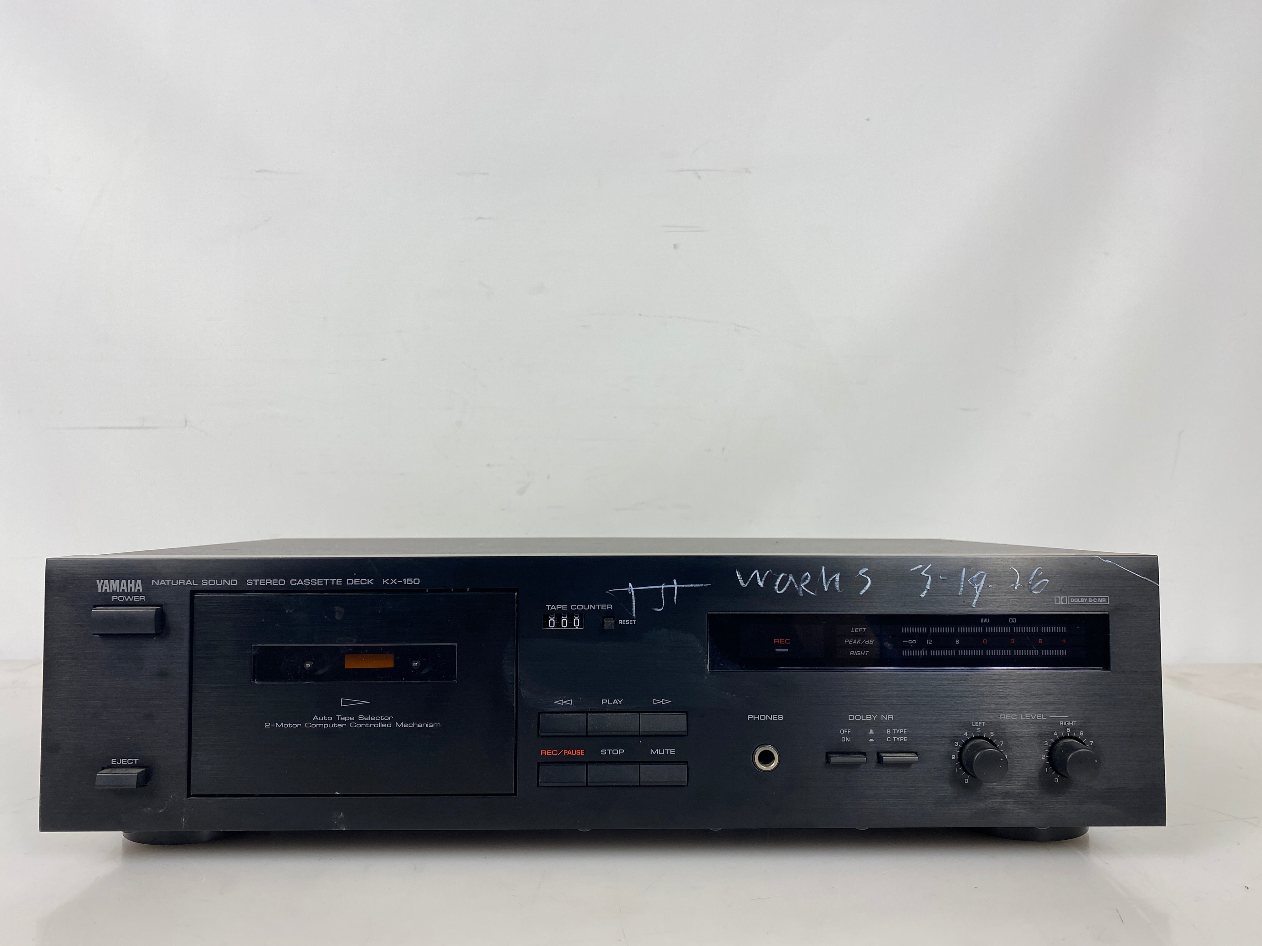 Yamaha KX-150 Natural Sound Stereo Cassette Tape Deck