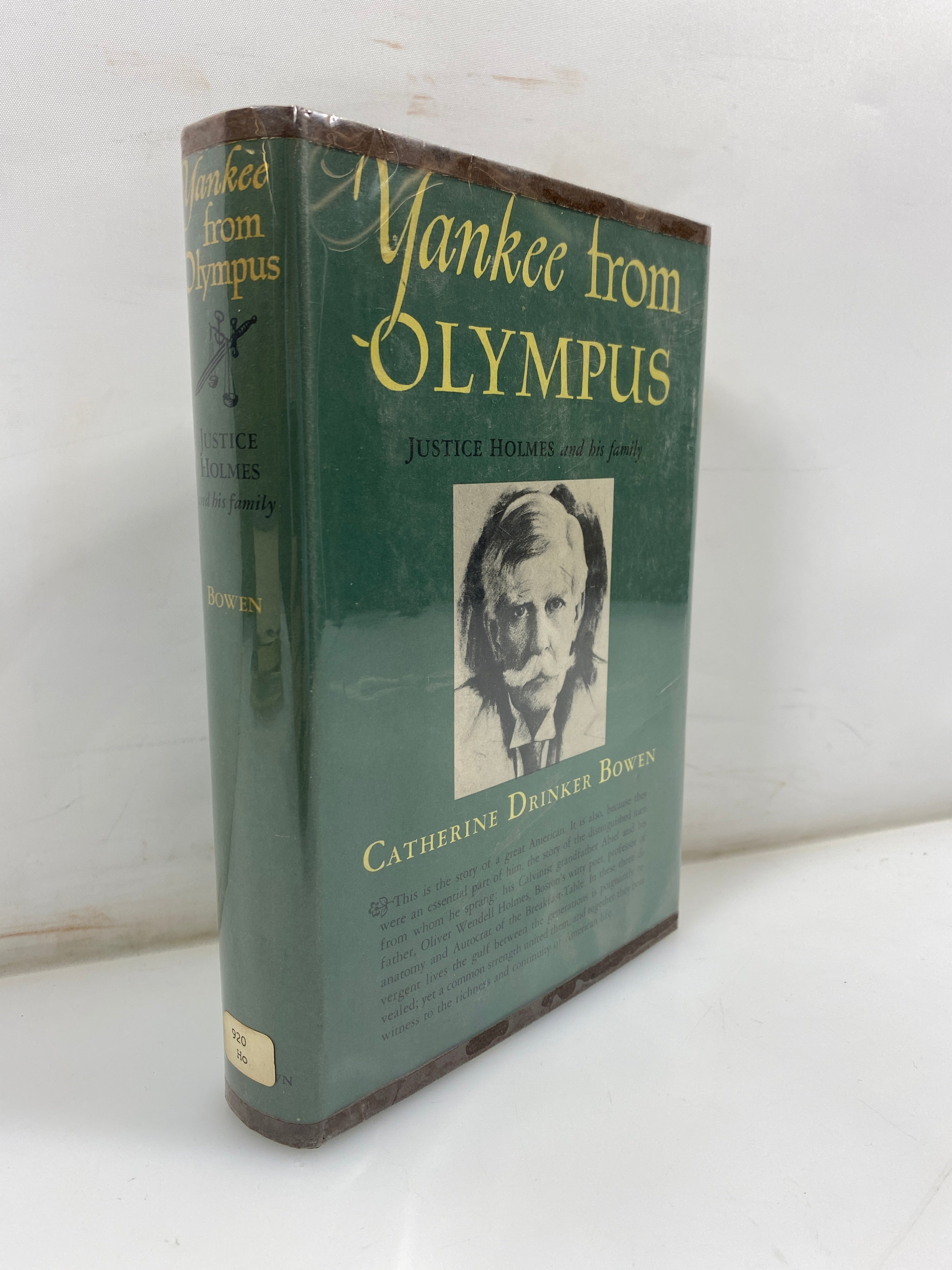 Yankee from Olympus by Bowen 1944 HCDJ