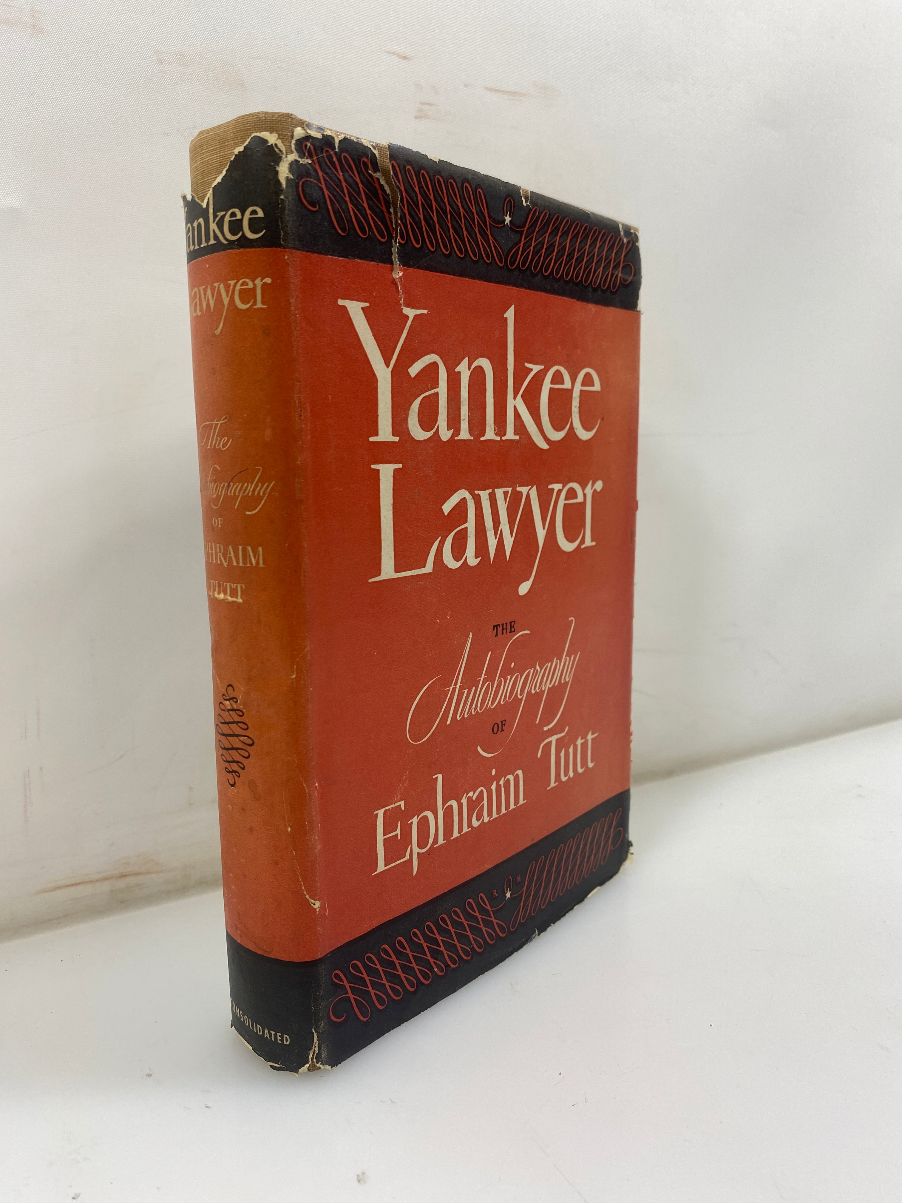 Yankee Lawyer Autobiography of Ephraim Tutt 1944 HCDJ