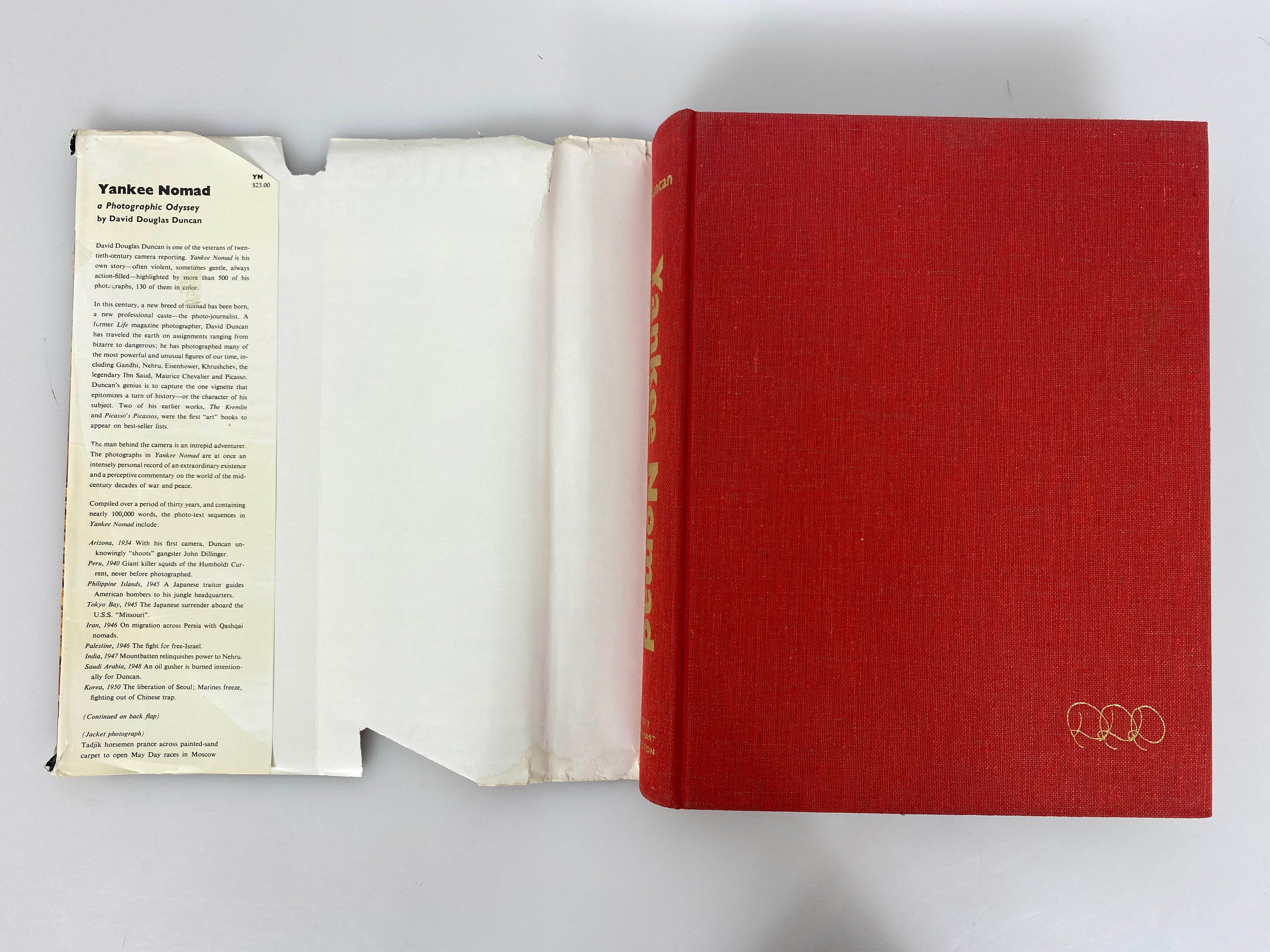 Yankee Nomad a Photographic Odyssey by David Duncan 1967 2nd Edition HC DJ