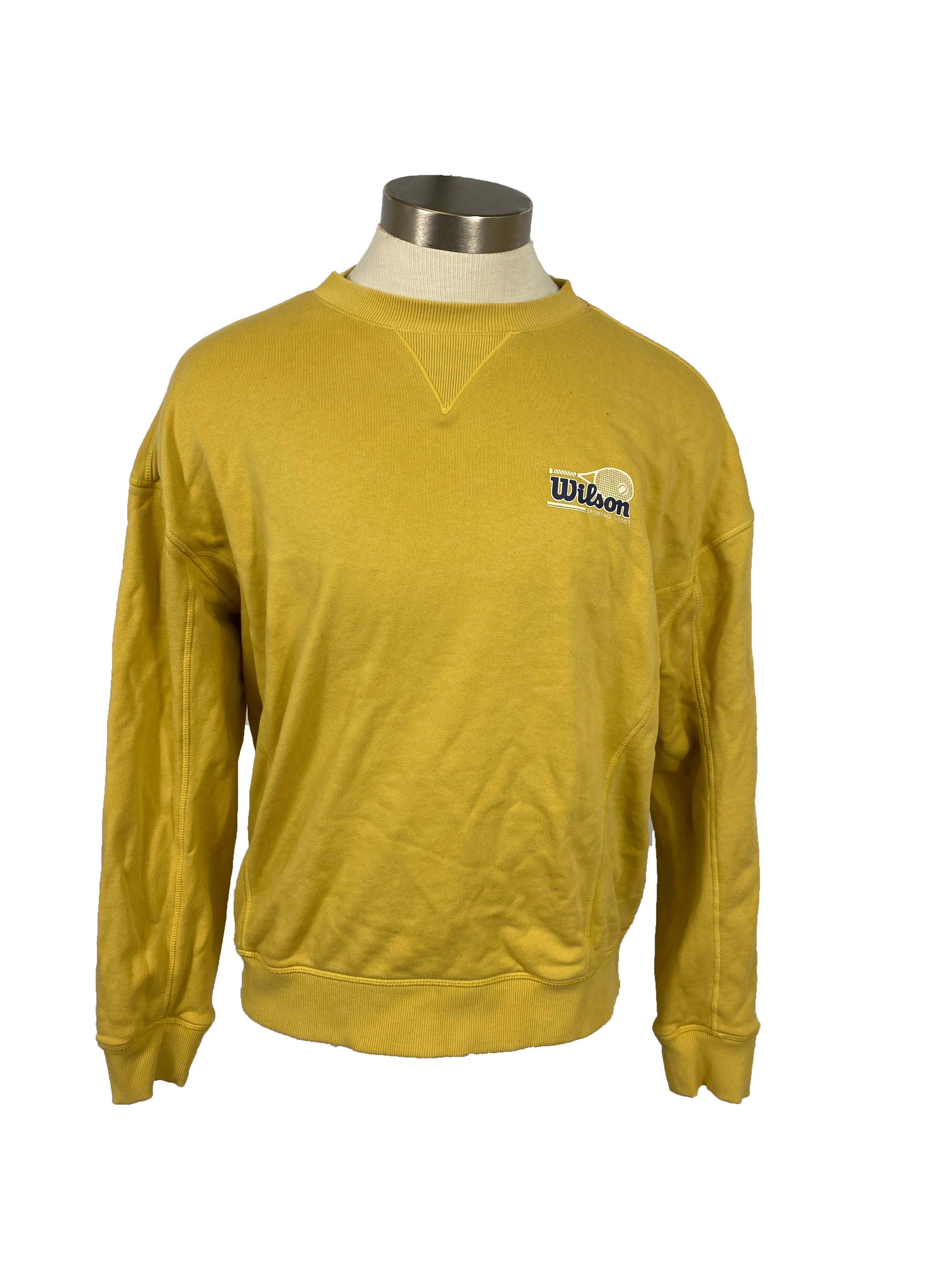 Yellow Wilson Sweatshirt Men's Size M