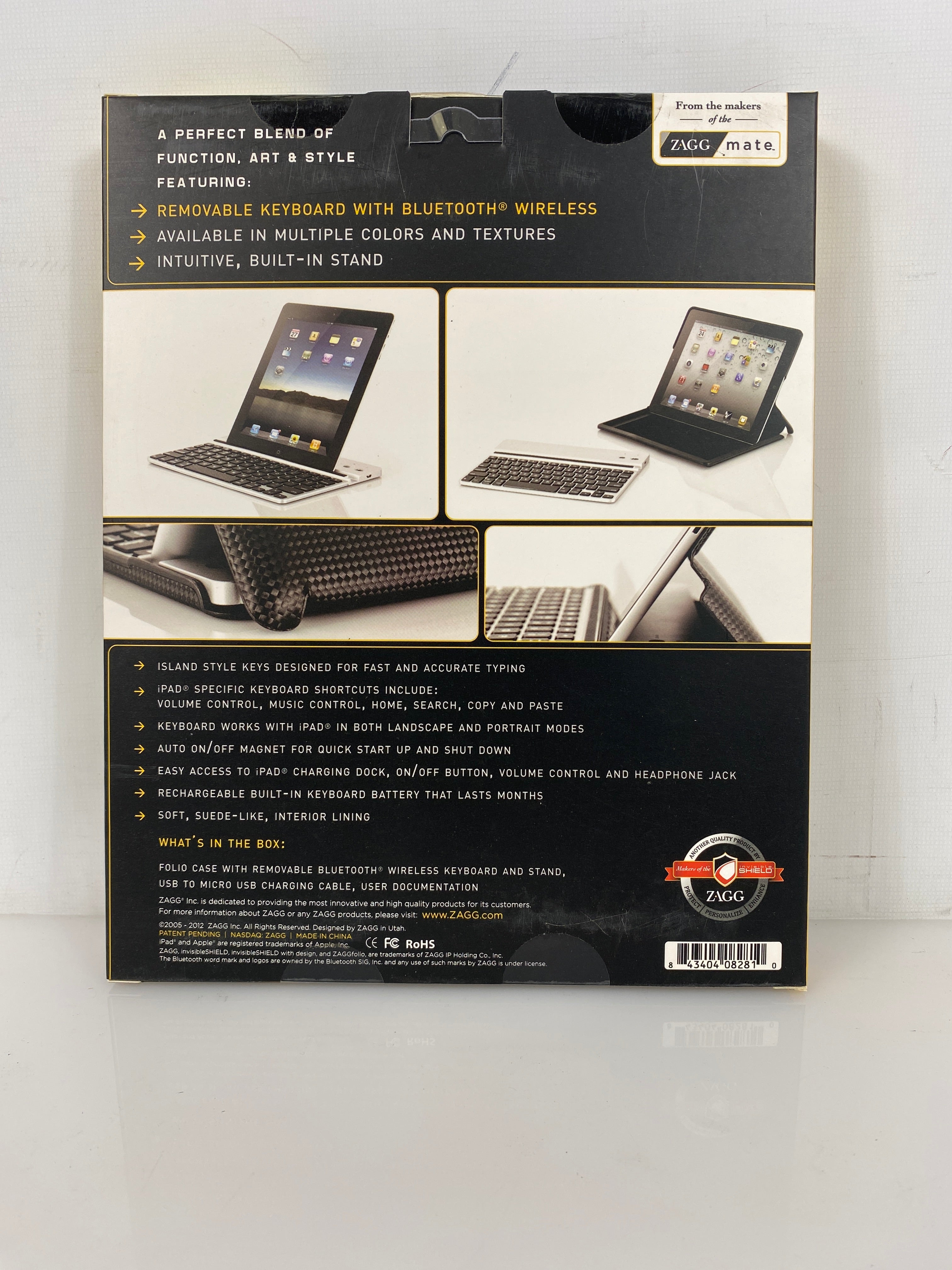 ZaggFolio with Keyboard for iPad 2nd and 3rd Gen