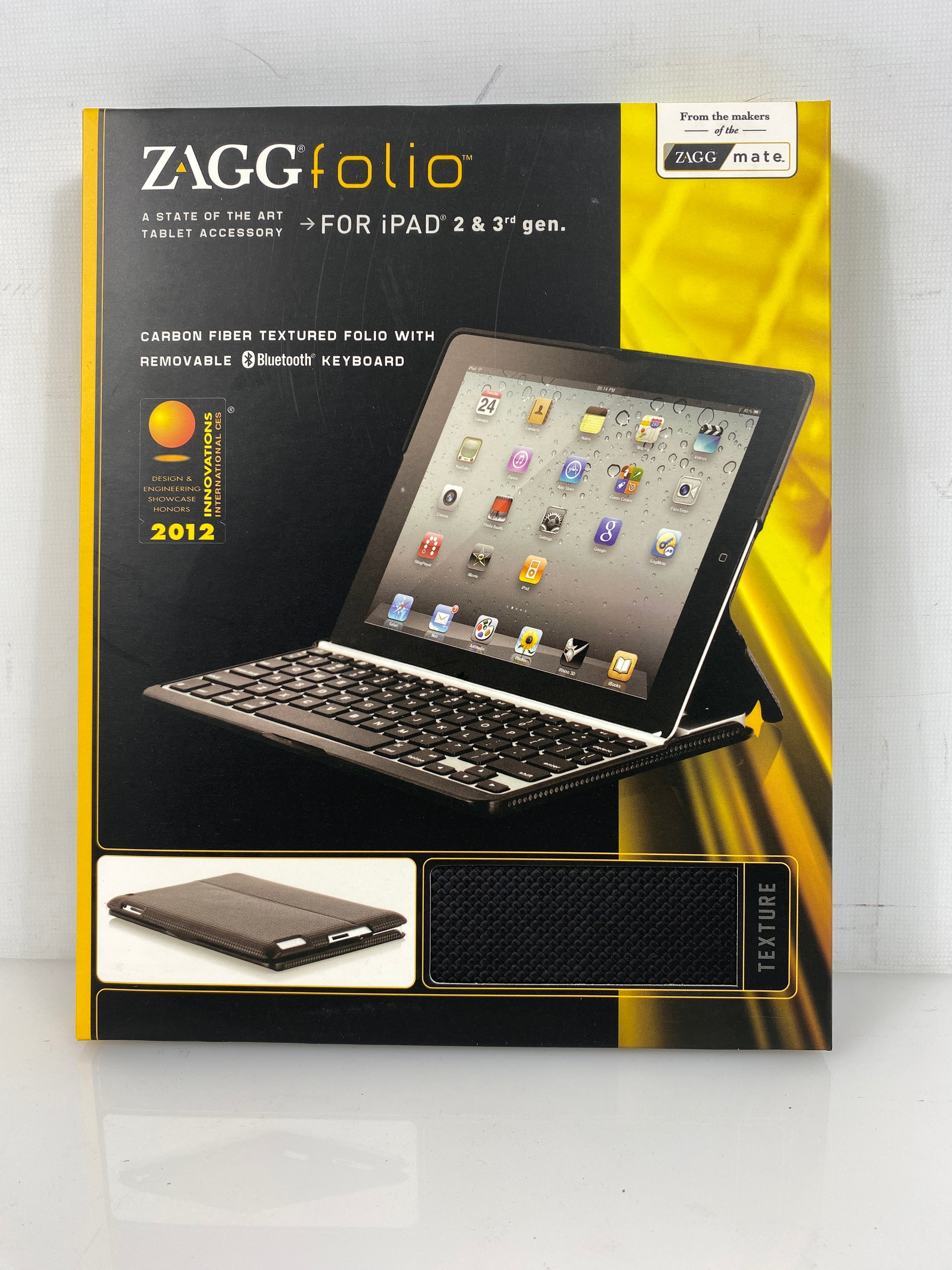 ZaggFolio with Keyboard for iPad 2nd and 3rd Gen