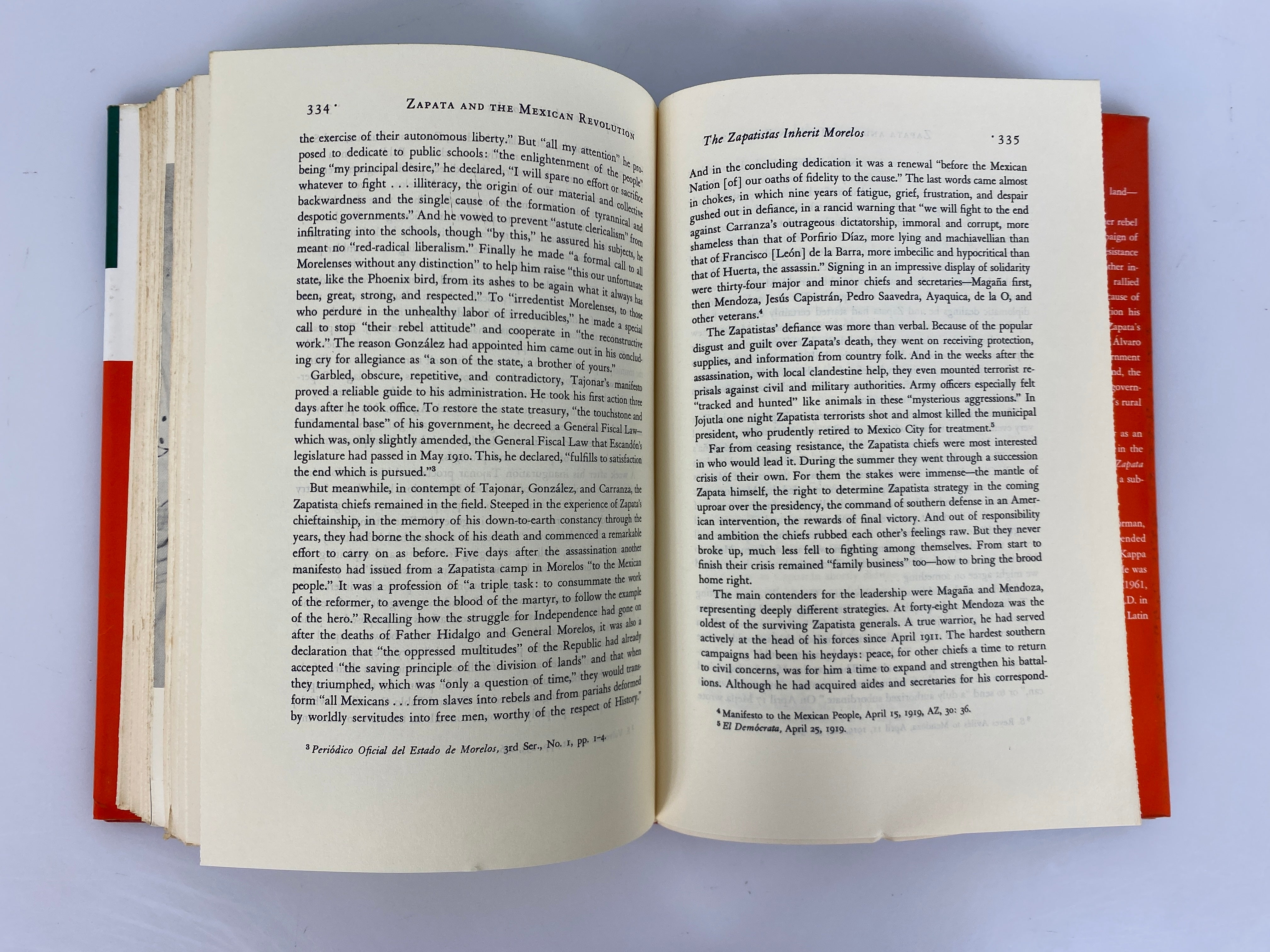 Zapata and the Mexican Revolution John Womack 1969 2nd Print HCDJ
