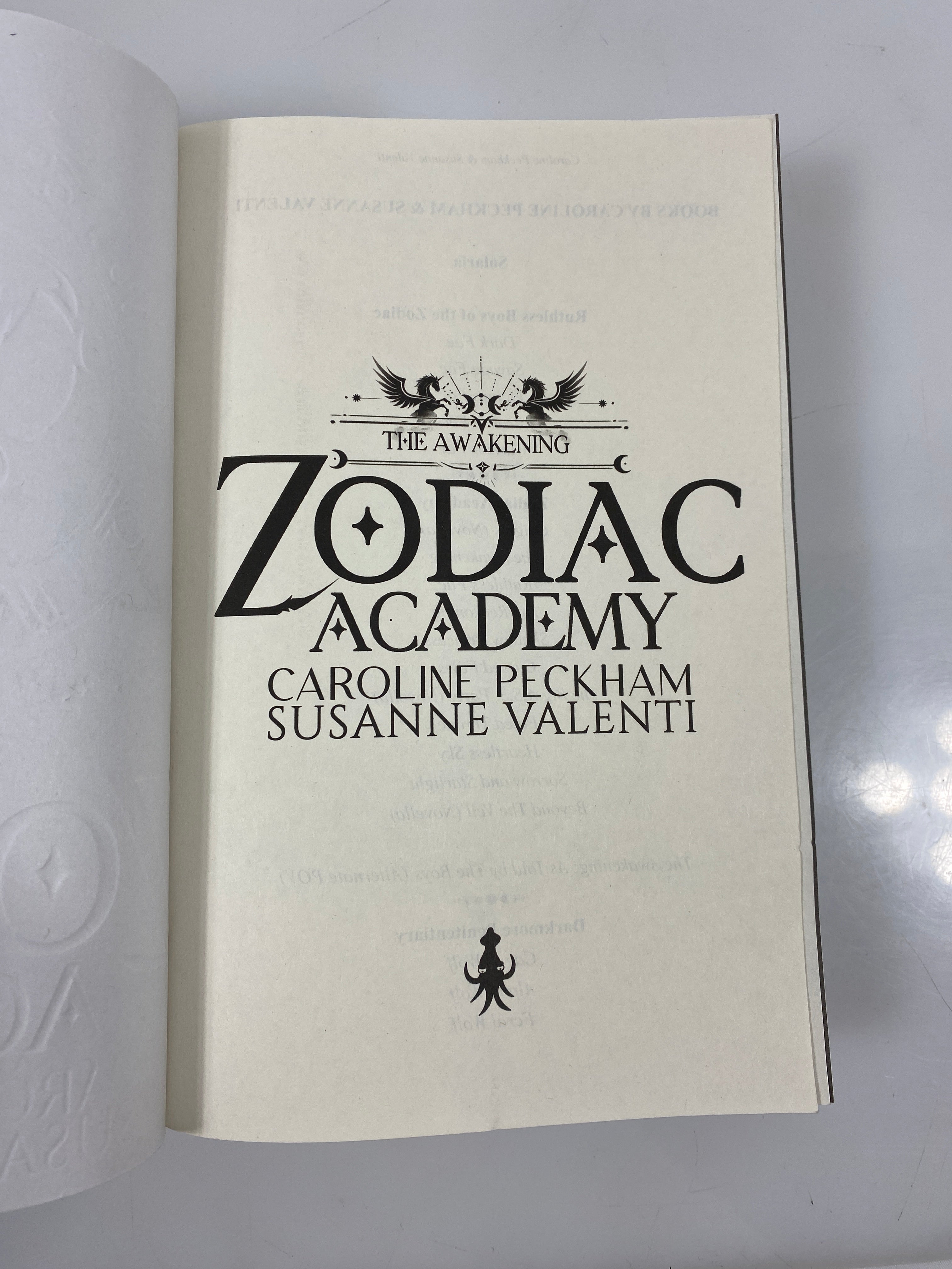 Zodiac Academy #1 Peckham/Valenti 2024 1st Ed. SC