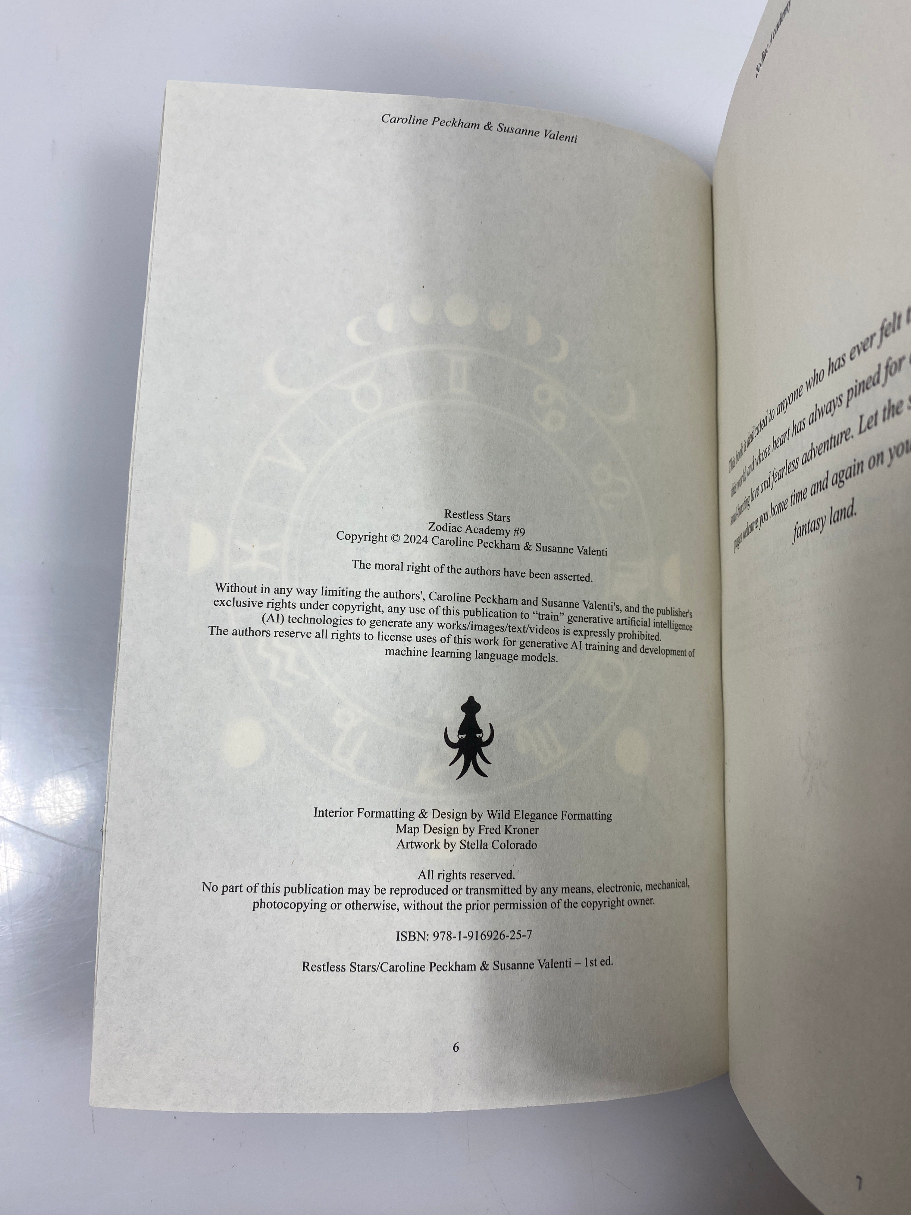 Zodiac Academy #1 Peckham/Valenti 2024 1st Ed. SC