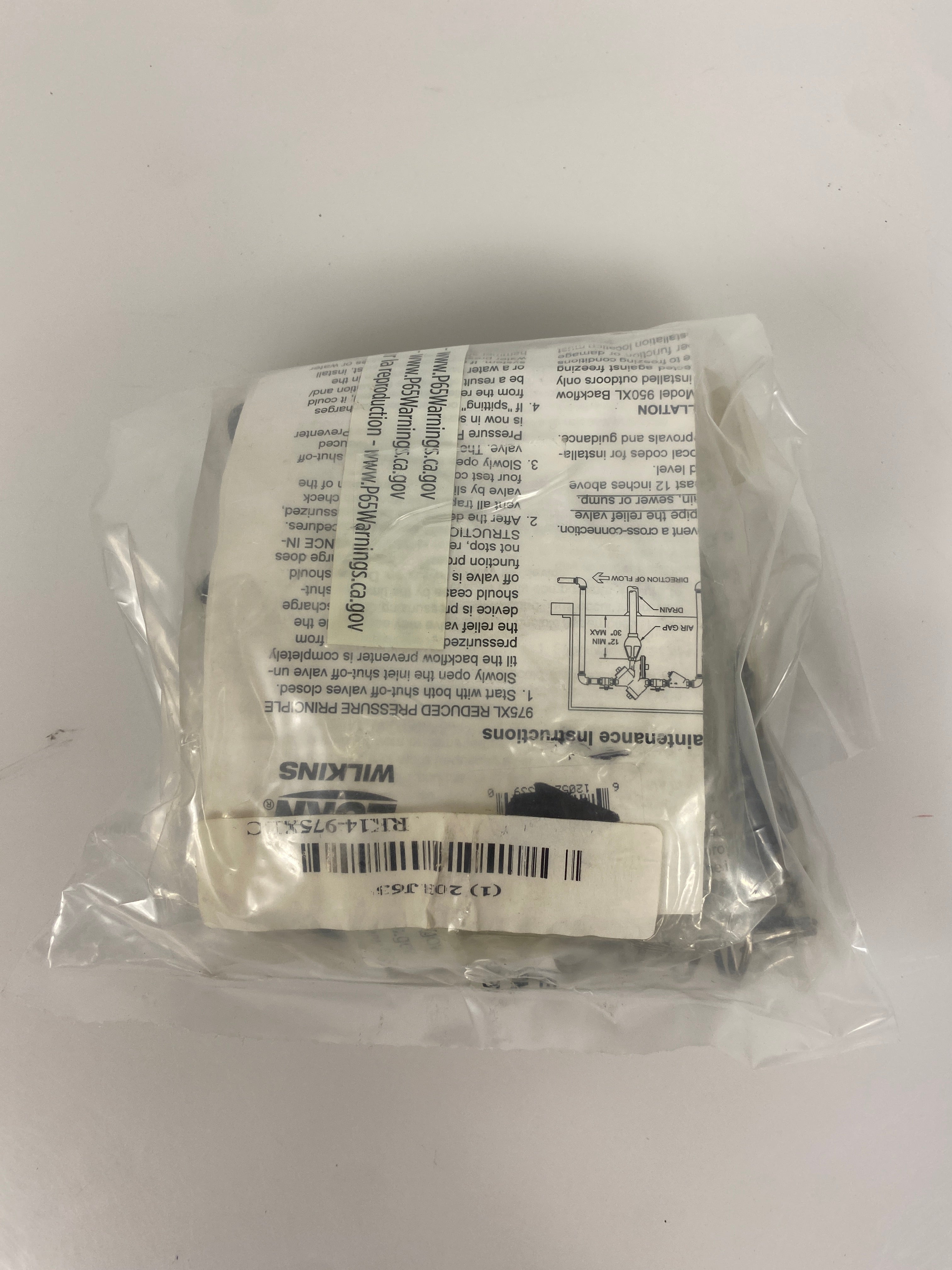 Zurn Wilkins Repair Kit 975XL 1/4-1/2" Pack of 3 Kits
