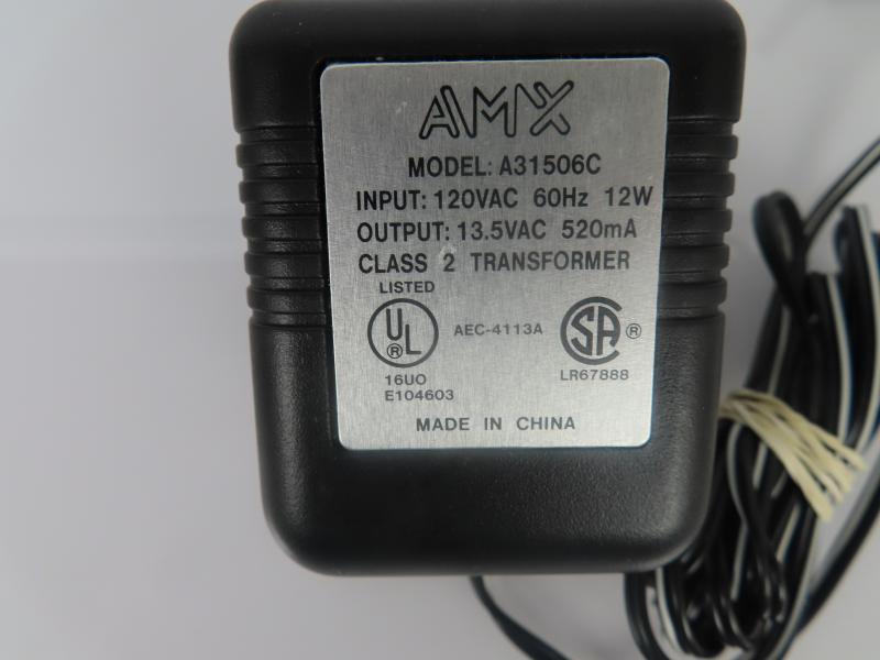 AMX 7W Power Supply A31506C 13.5V 0.52A