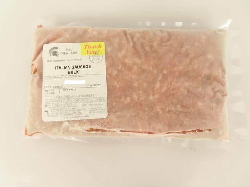 MSU Meat Labs Ground Italian Sausage