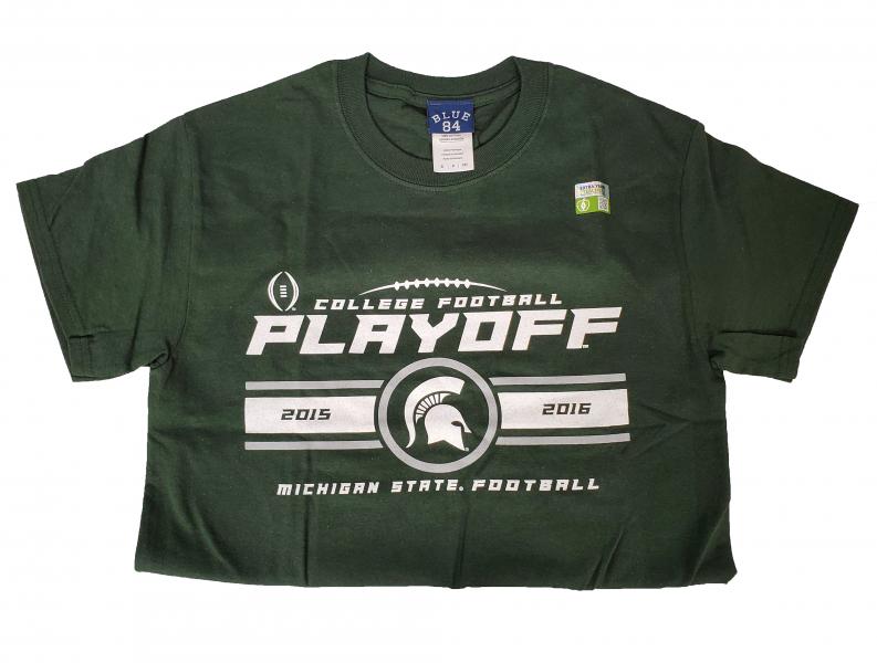 2015-2016 MSU Football College Football Playoff T-Shirt Unisex Size S – MSU  Surplus Store