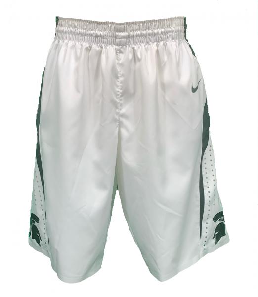 2014-2015 Nike White Authentic MSU Women’s Basketball Shorts Size 36 +2L
