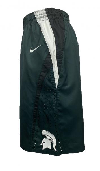 2014-2015 Nike Green Authentic MSU Women’s Basketball Shorts Size 38 +2L